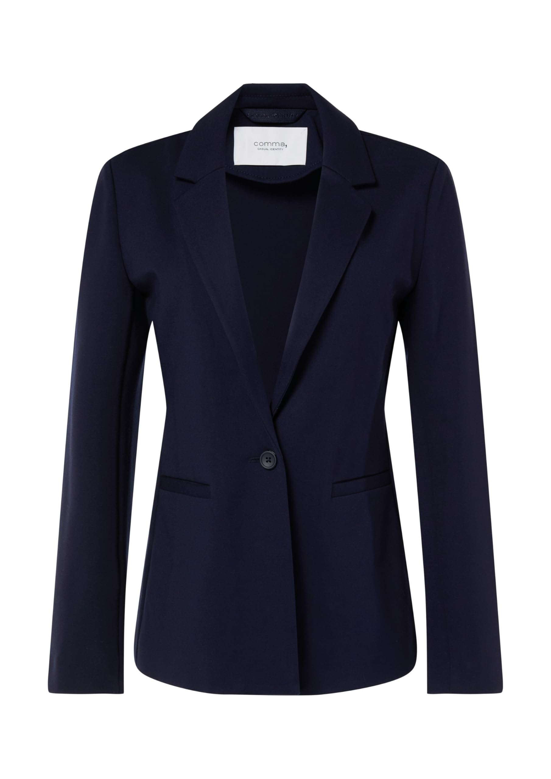 comma-jersey-blazer-gr-34-navy-elastisch image 3
