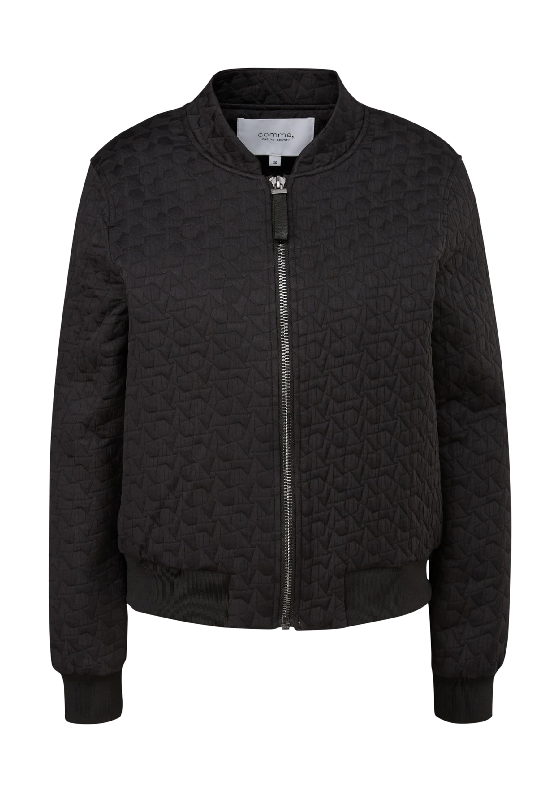 comma-blazer-webware-jacke-gemustert-damen-gr-36 image 4