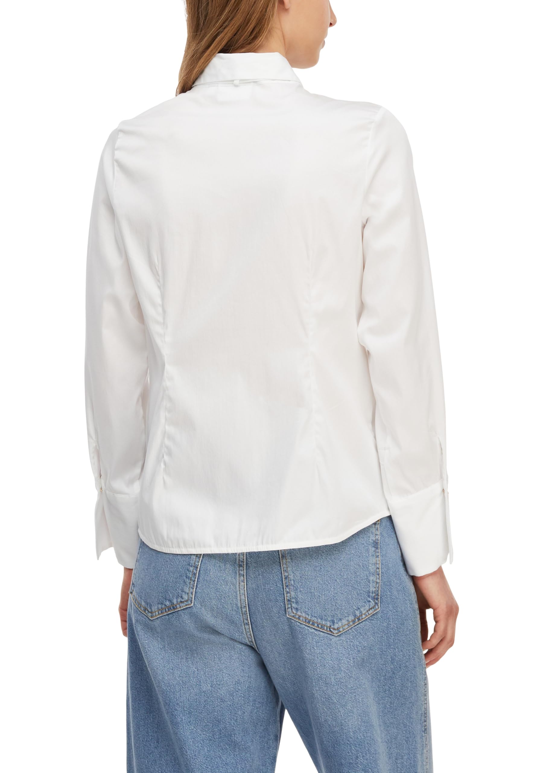 comma-bluse-stretch-popeline-bindekragen-gr-e-44 image 2