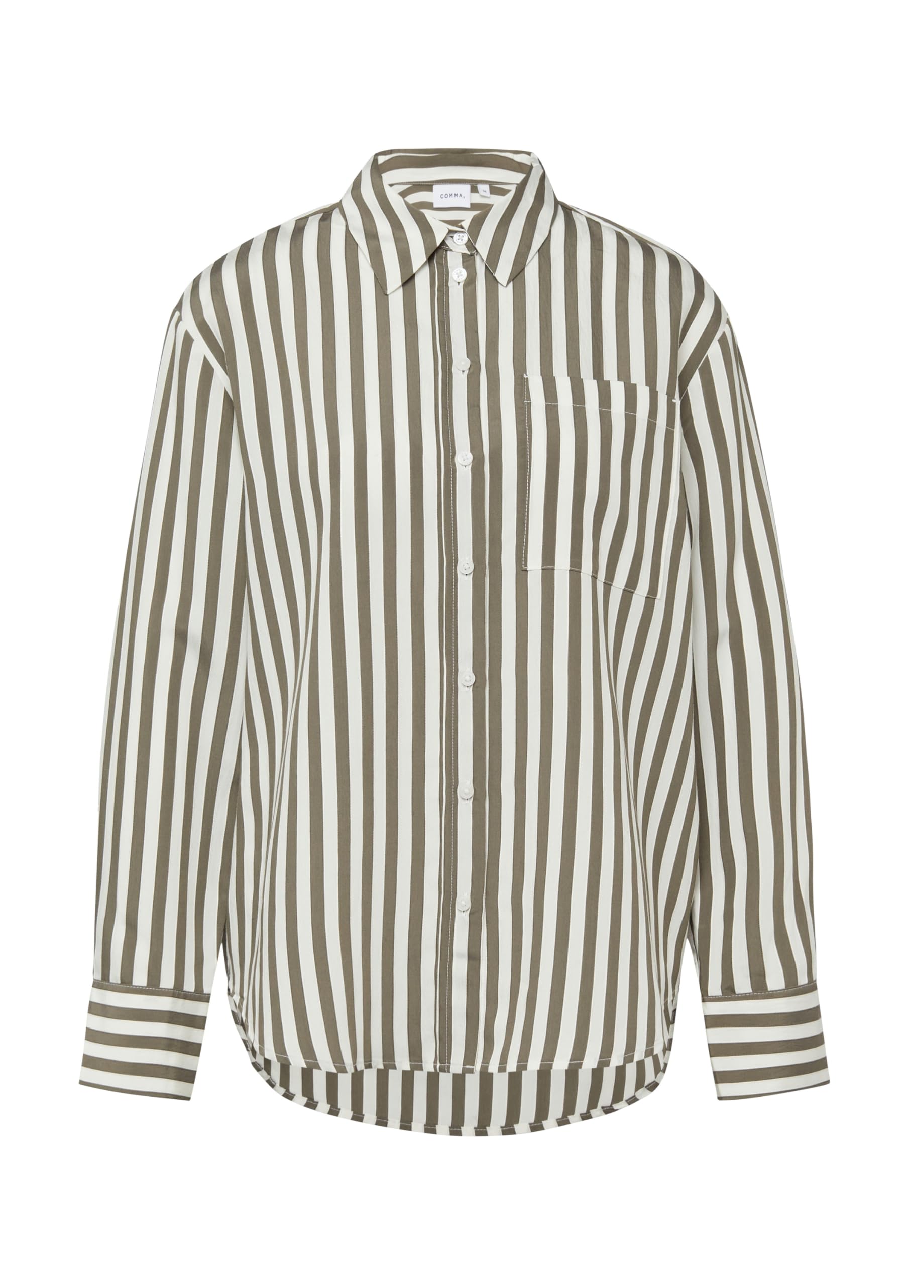 comma-bluse-damen-jacquardstreifen-relaxed-fit-gr-42 image 4