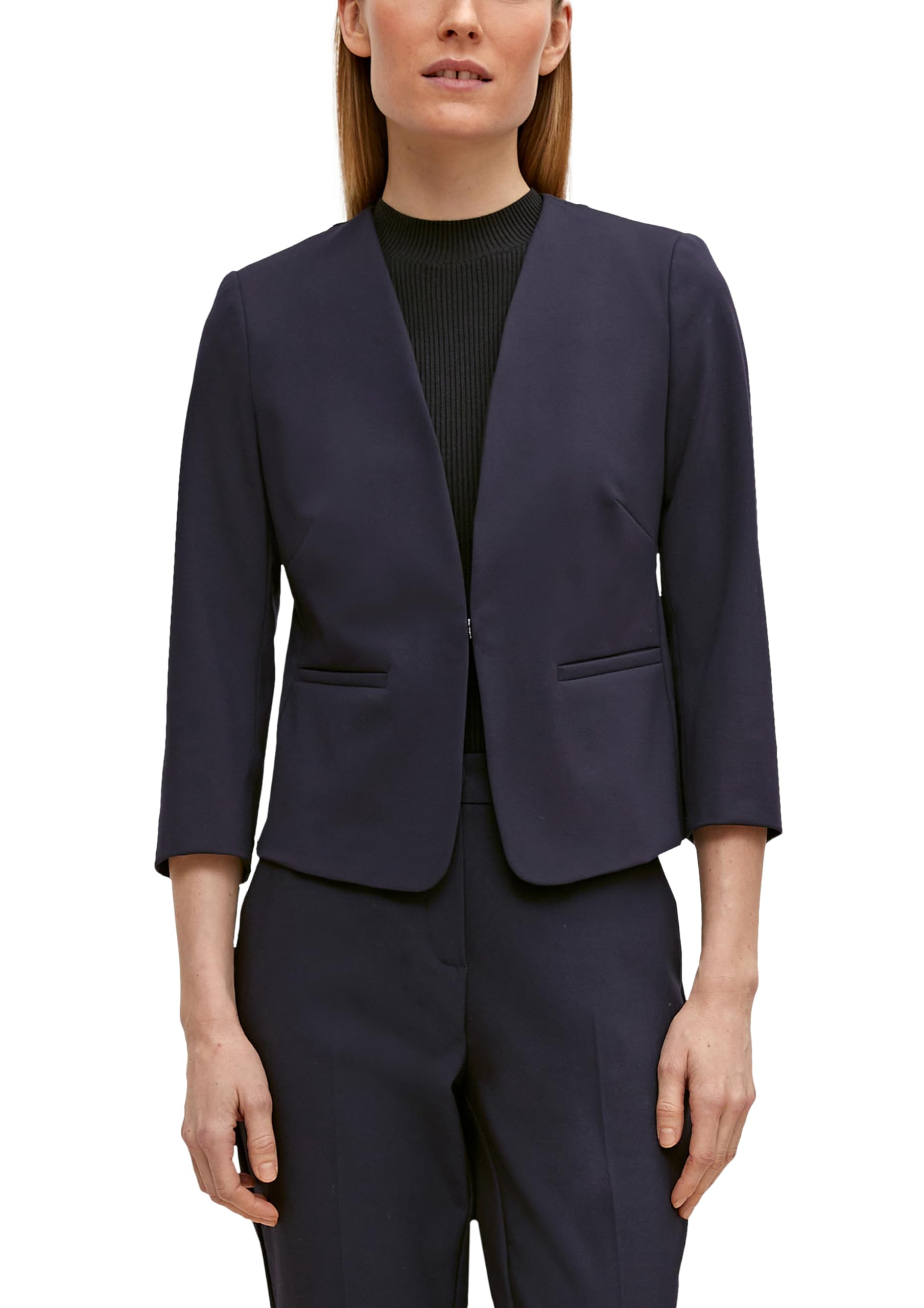 comma-blazer-kurz-slim-fit-viskosestretch image 8