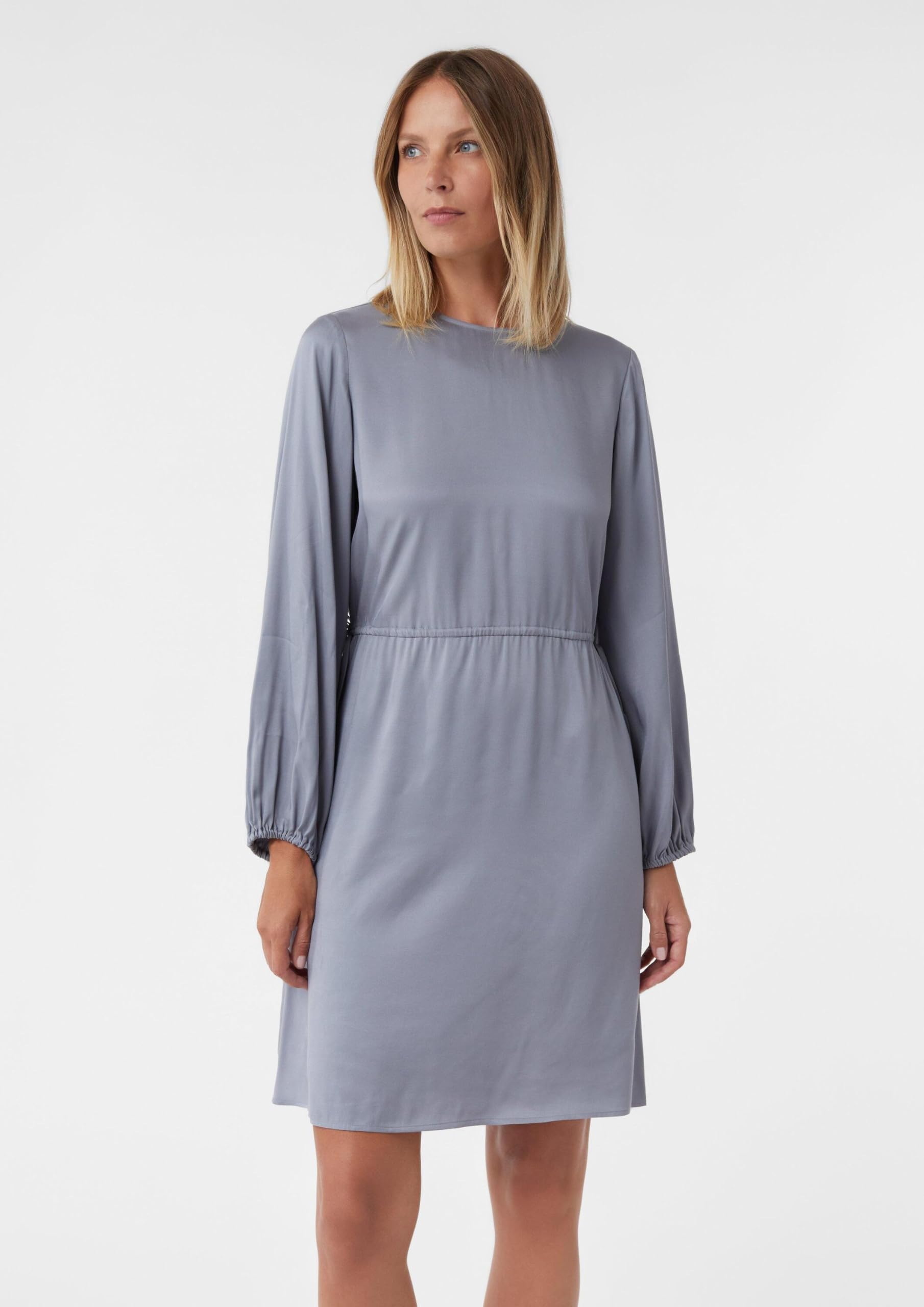 comma-viskosekleid-kurz-gr-e-44-mit-bindeband image 7