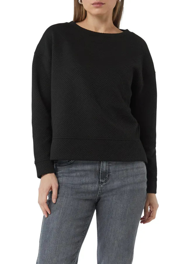 comma-sweatshirt-musterstruktur-gr-e-38-pullover image 1