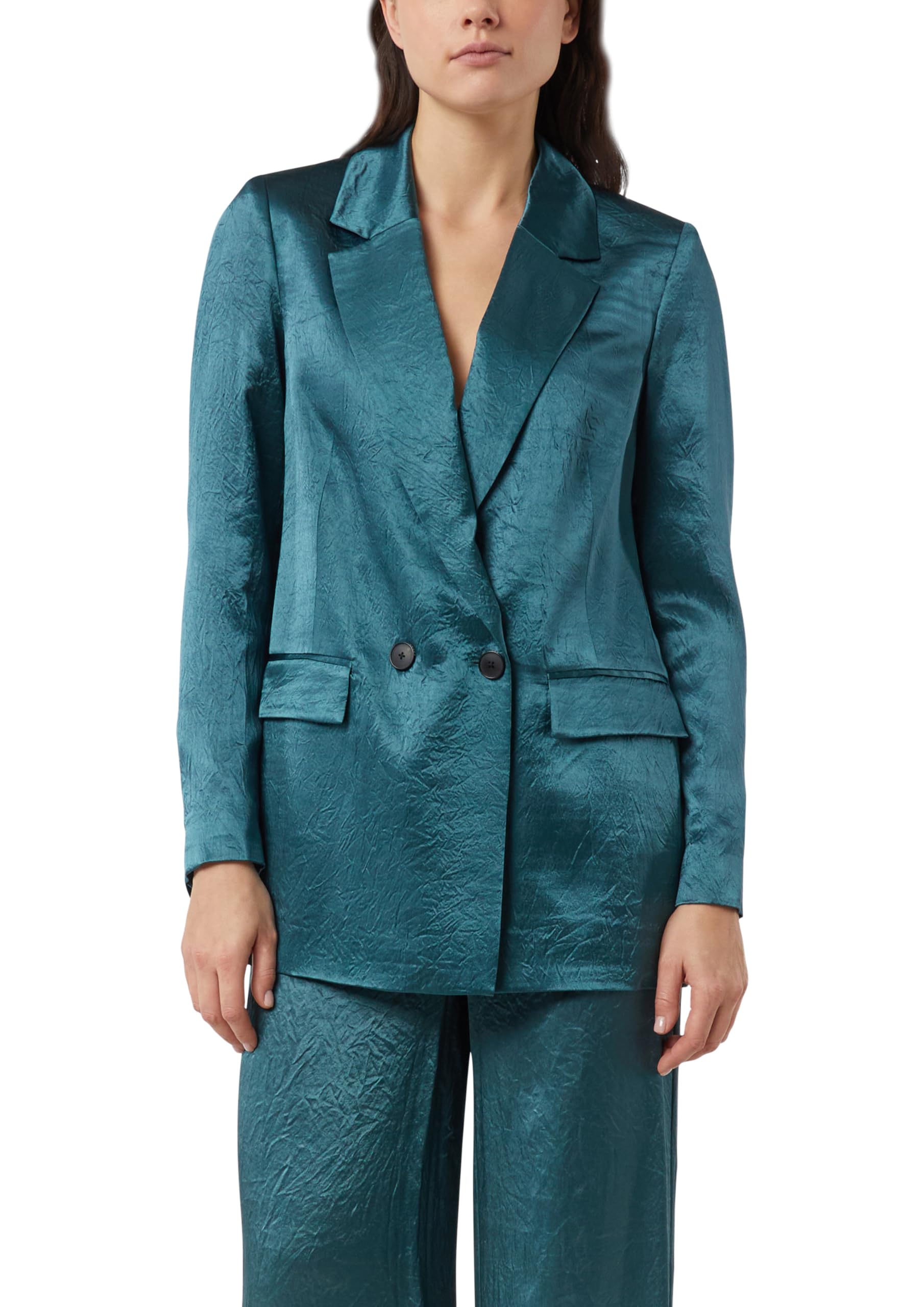 comma-blazer-crinkle-satin-tailliert-loose-fit image 1