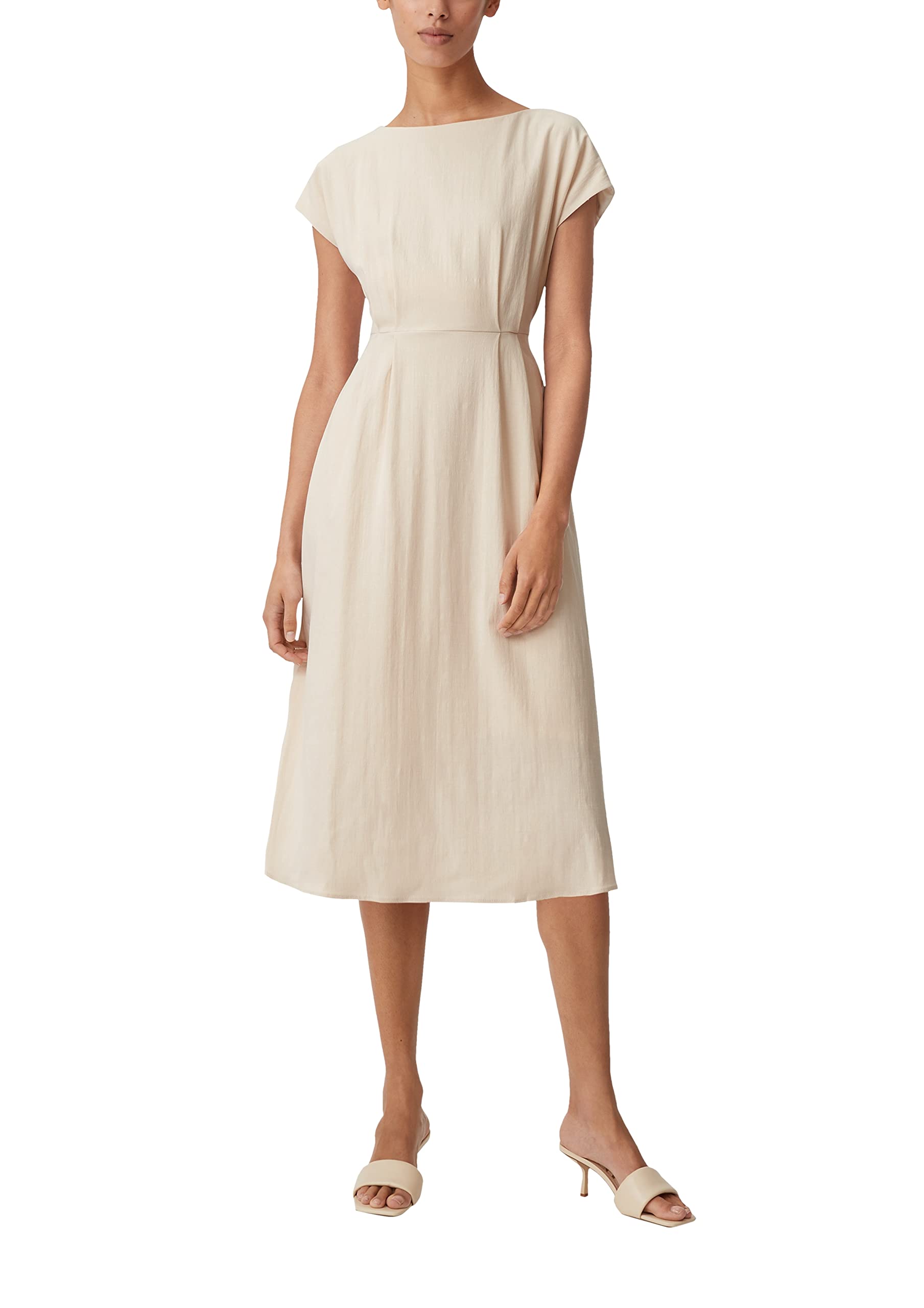 comma-dresses-2130162-kleid-beige-sommerkleid image 3
