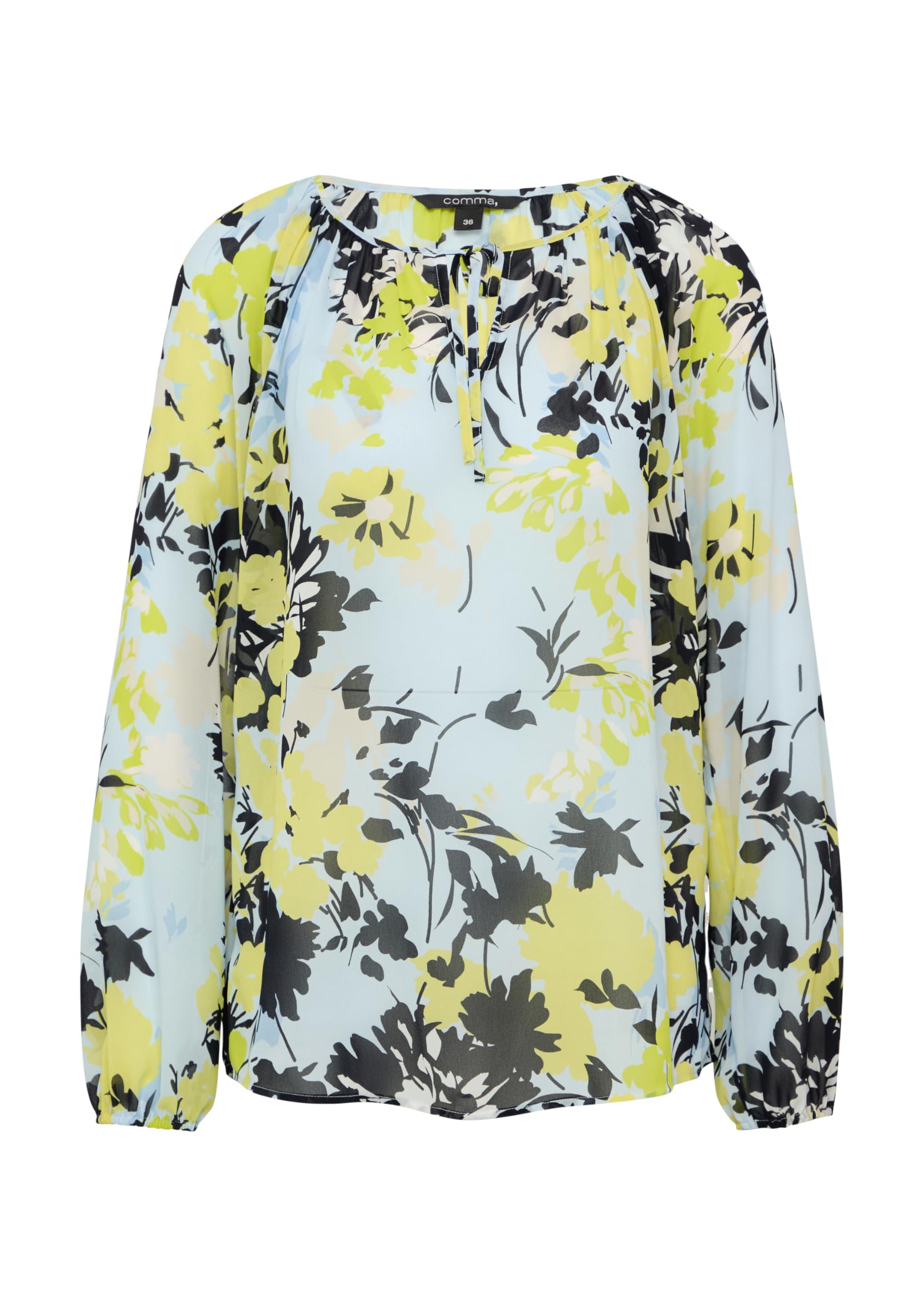 comma-blouses-chiffon-bluse-gr-38-mit-schleife image 4