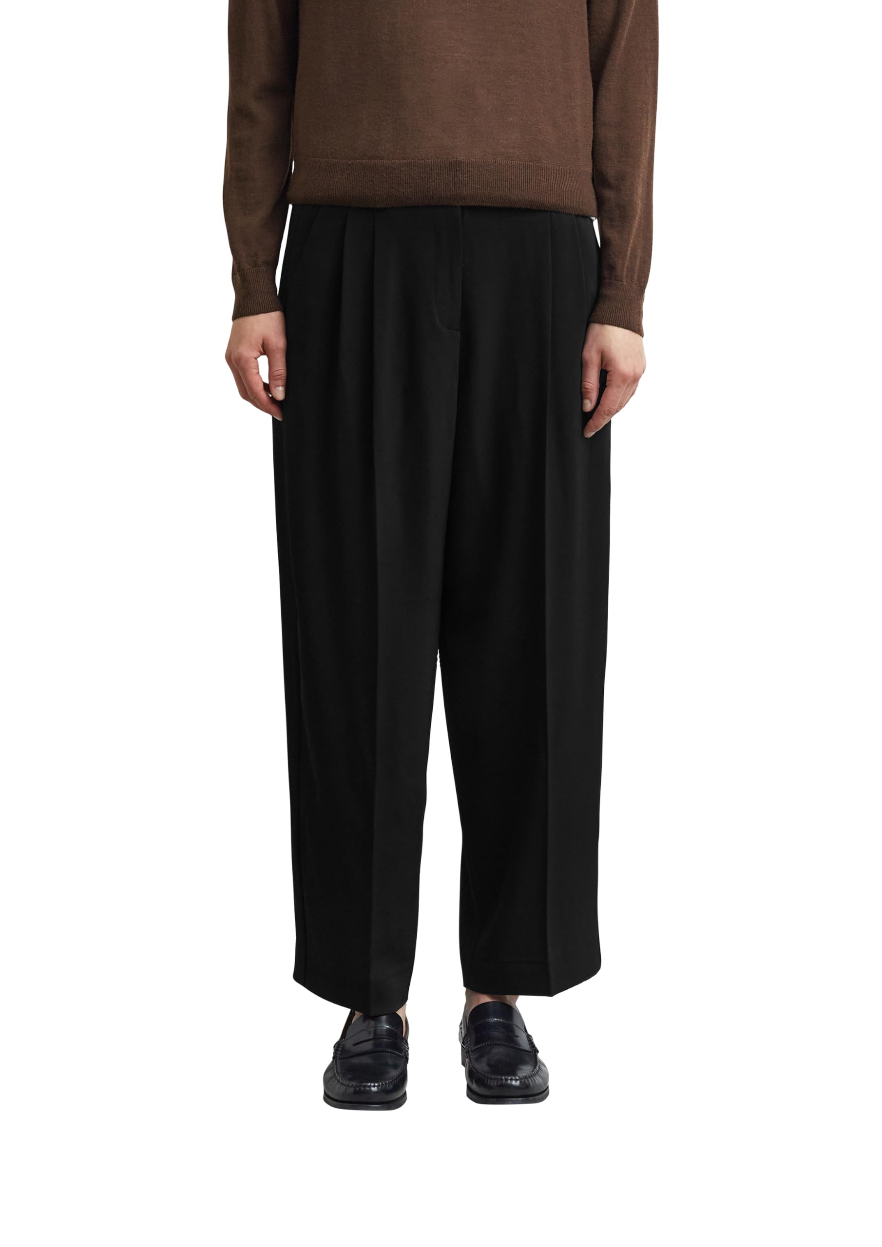 comma-bundfaltenhose-wide-leg-hose-damen-navy-gr-34 image 8