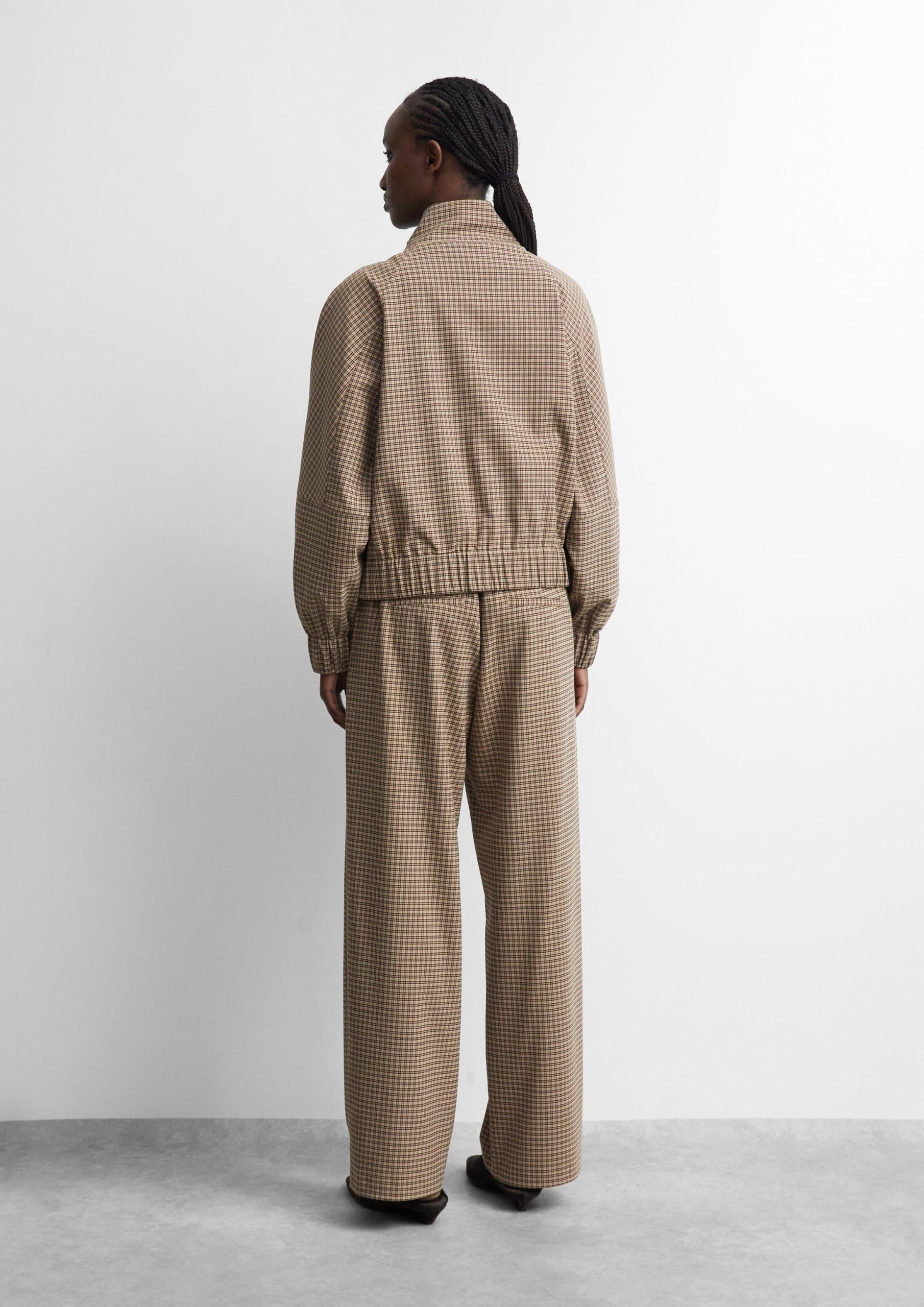 comma-schlupfhose-wide-leg-stoffhose-damen-gr-e-32-karo image 7