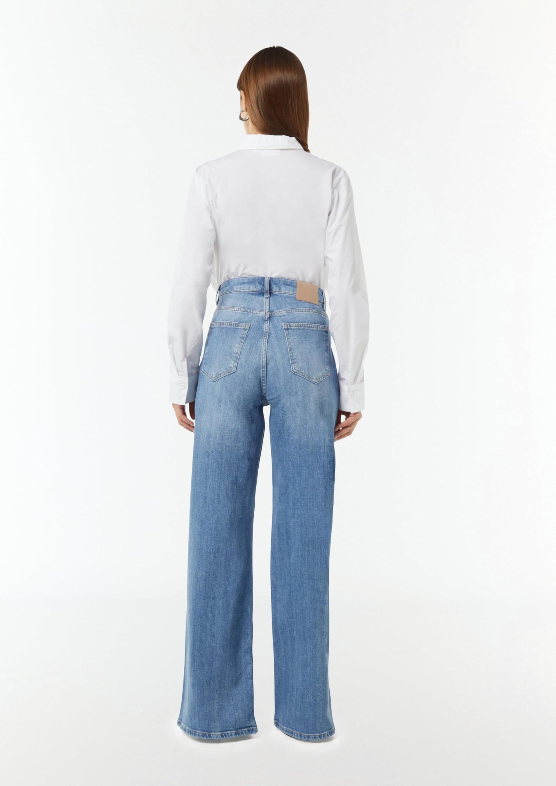comma-jeans-wide-leg-jeans-schlitz-gr-e-40-blau image 7