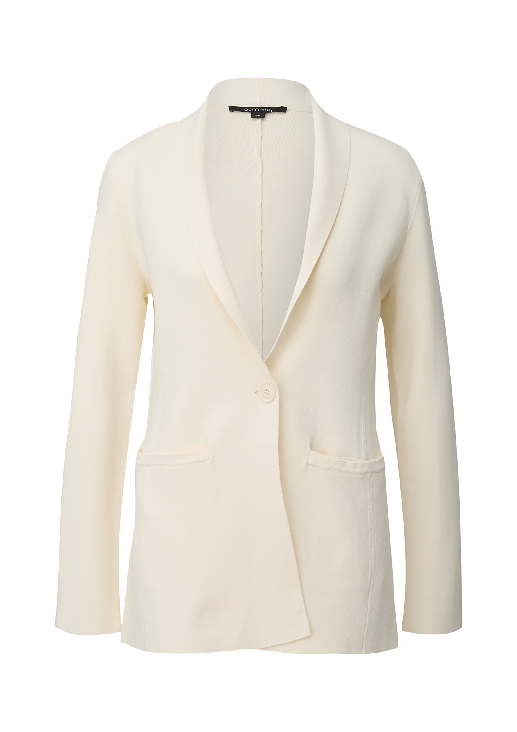 comma-blazer-damen-klassisch-schwarz-sakko image 4