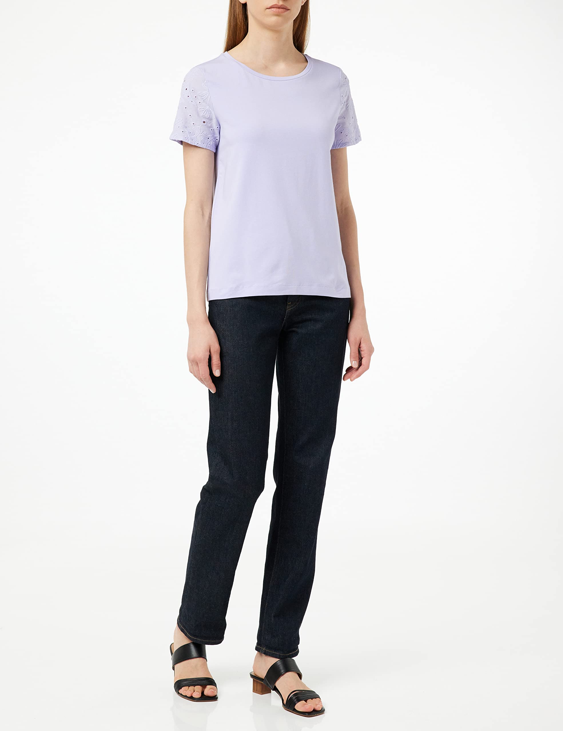 comma-t-shirt-basic-shirt-kurzarm-damen image 2