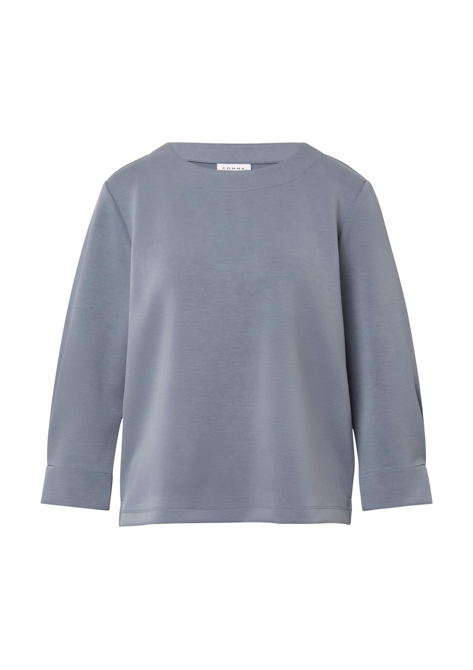 comma-sweatshirt-3-4-rmel-damen-schiefergrau-gr-42-weich image 3