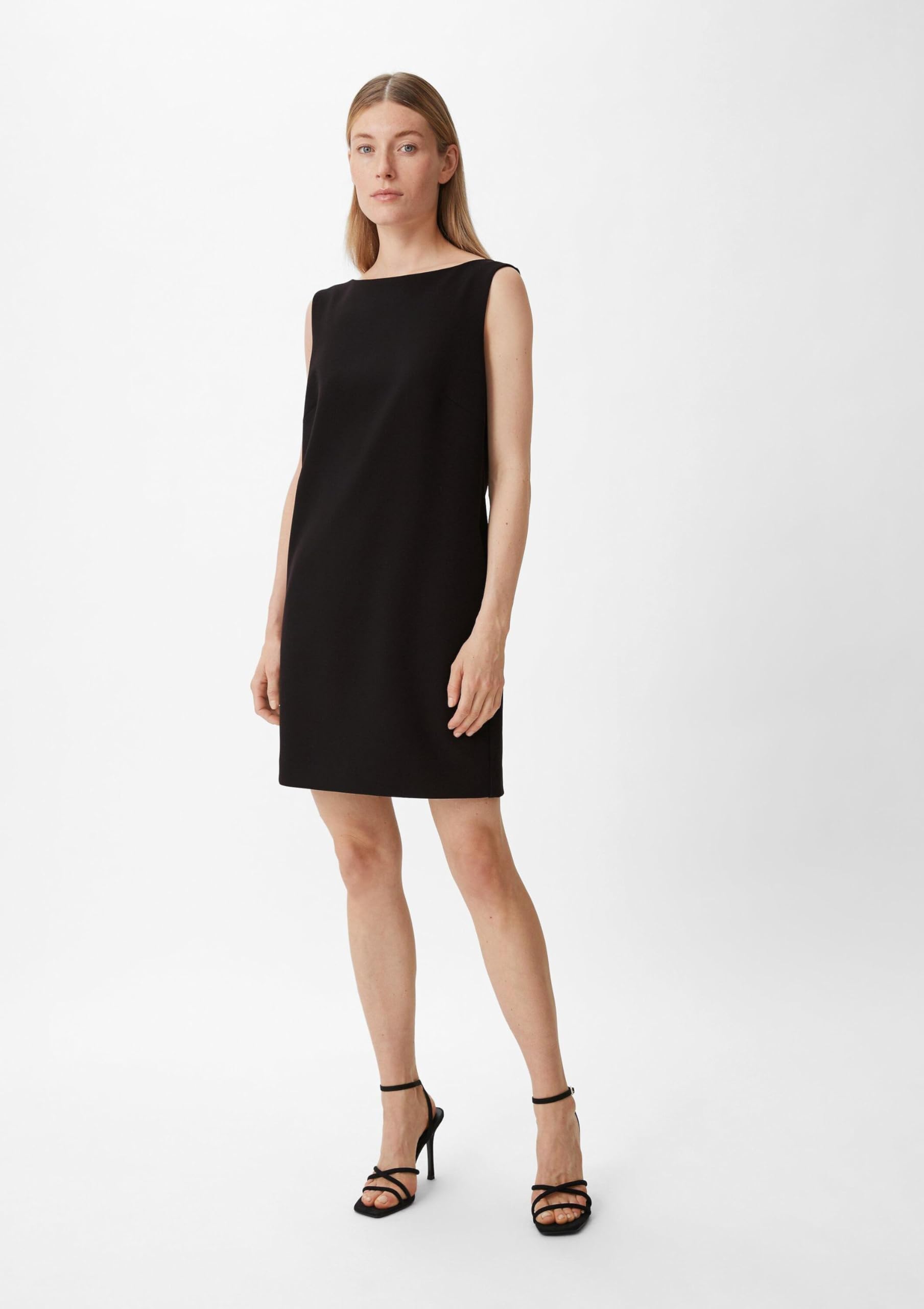 comma-kleid-piqu-u-boot-kurz-schwarz-gr-e-36 image 4