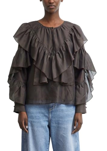 comma-blouses-volant-bluse-langarm-gr-36-raffung image 8
