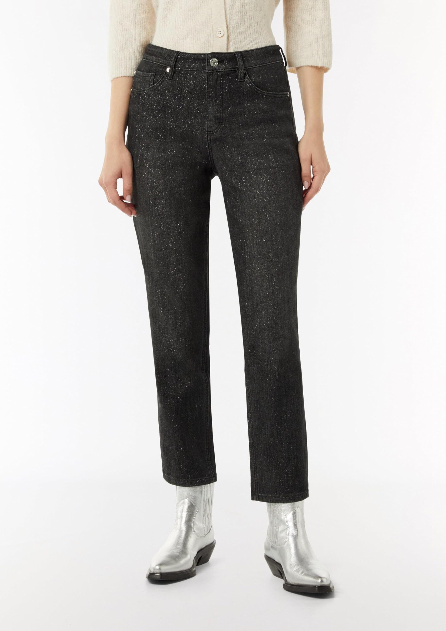 comma-jeans-hose-mit-metallicgarn-gr-38-denim image 5