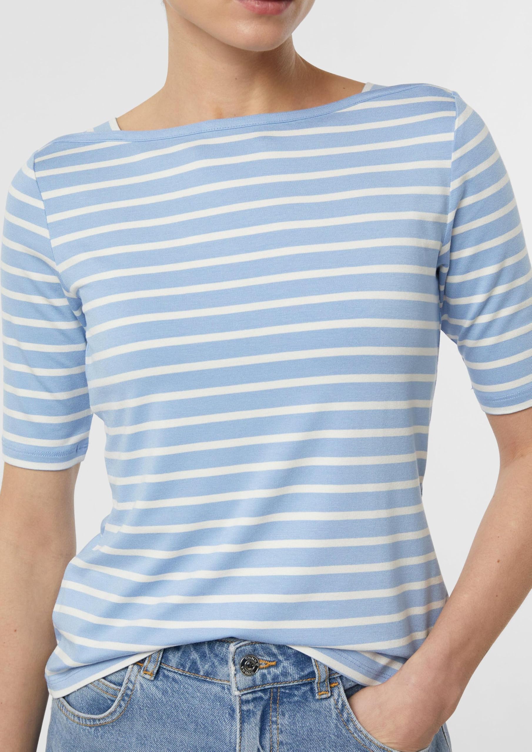 comma-t-shirt-jersey-slim-fit-arktisblau-gr-40 image 3