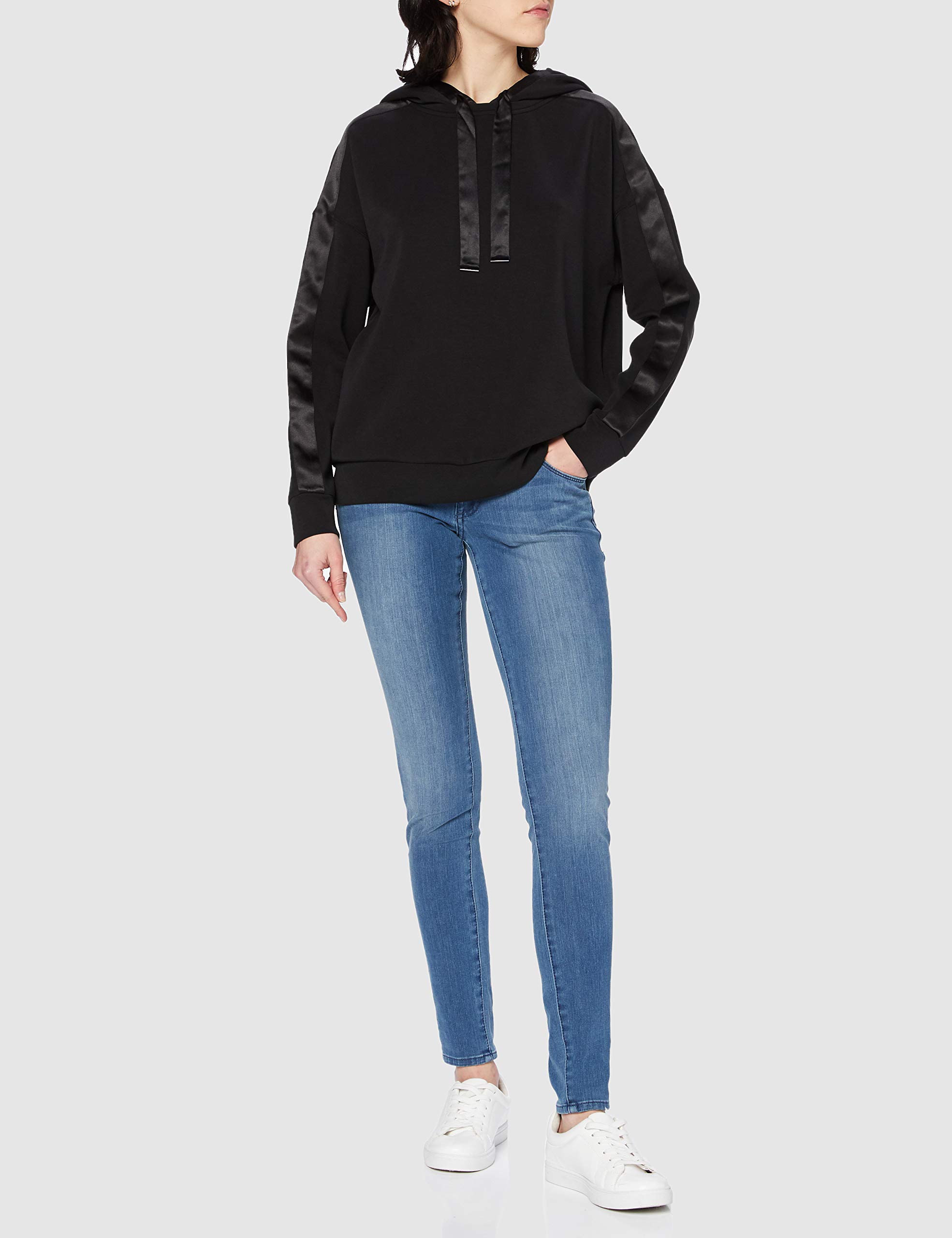 comma-sweatshirt-damen-mit-kapuze-satin-gr-e-34 image 2