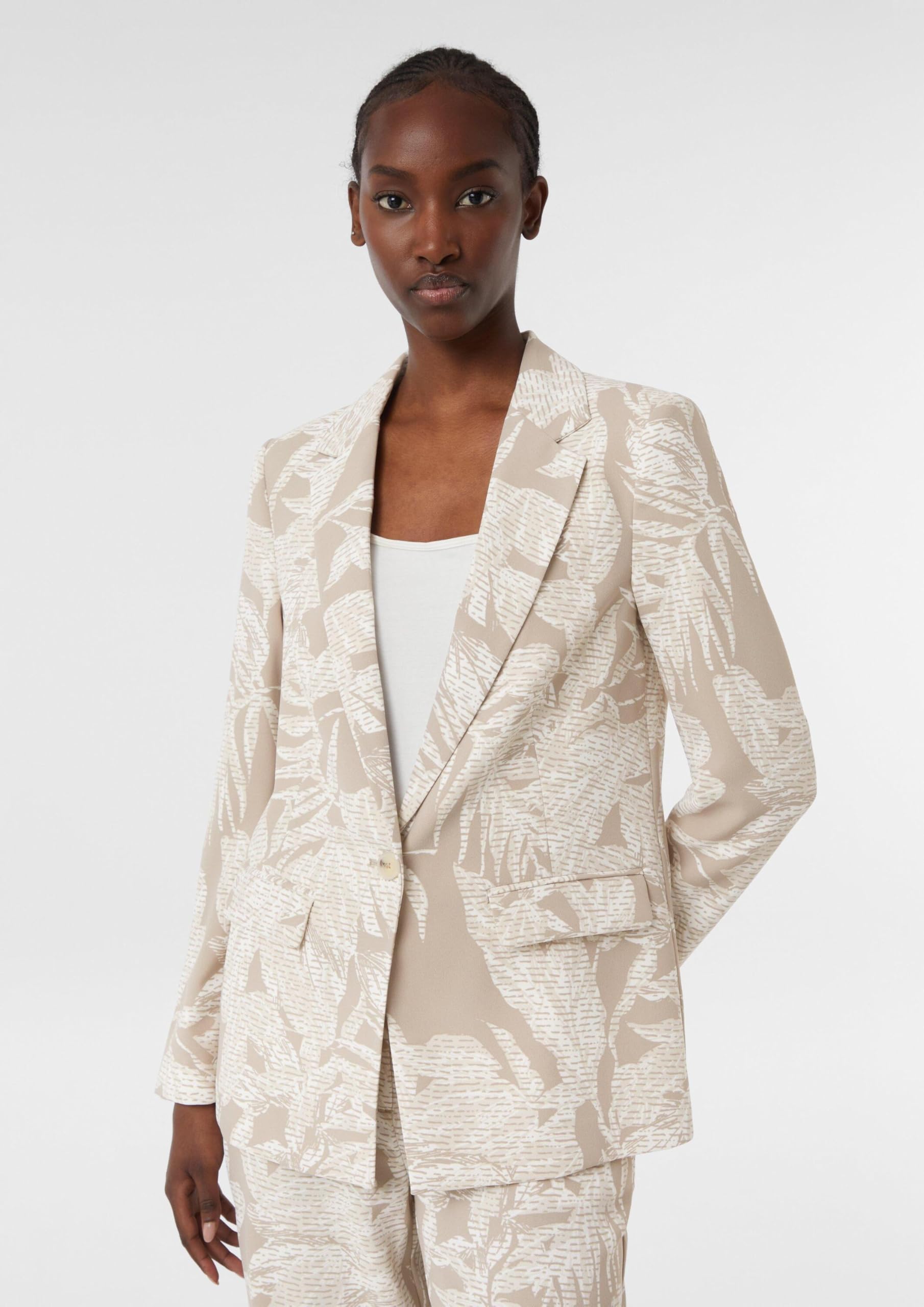 comma-cr-pe-blazer-print-blazer-gr-e-40 image 7