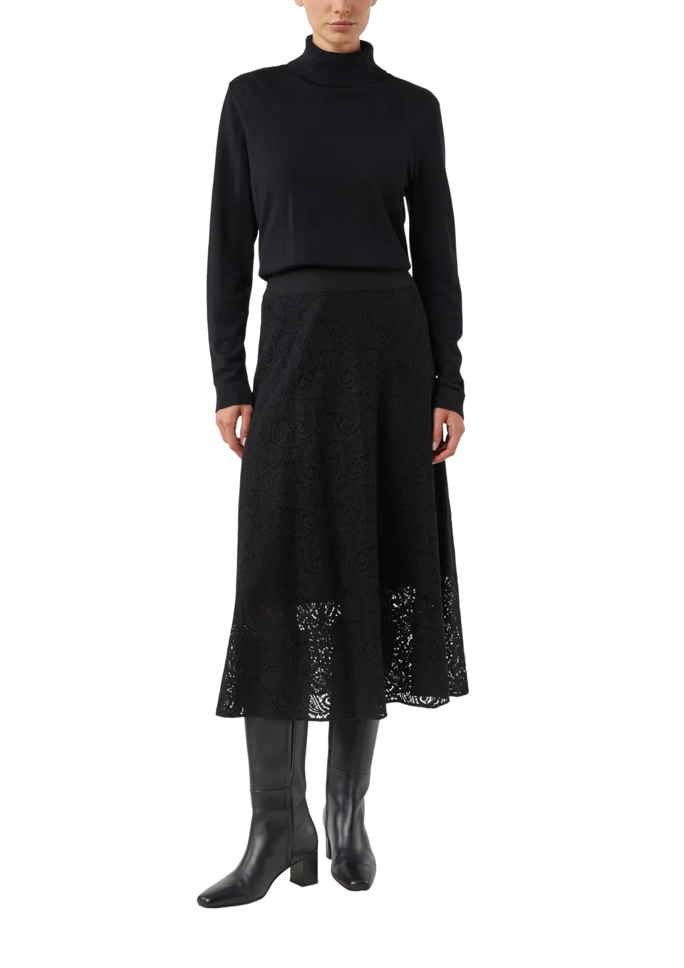 comma-skirts-spitzenrock-lang-gr-32-mit-futter image 1