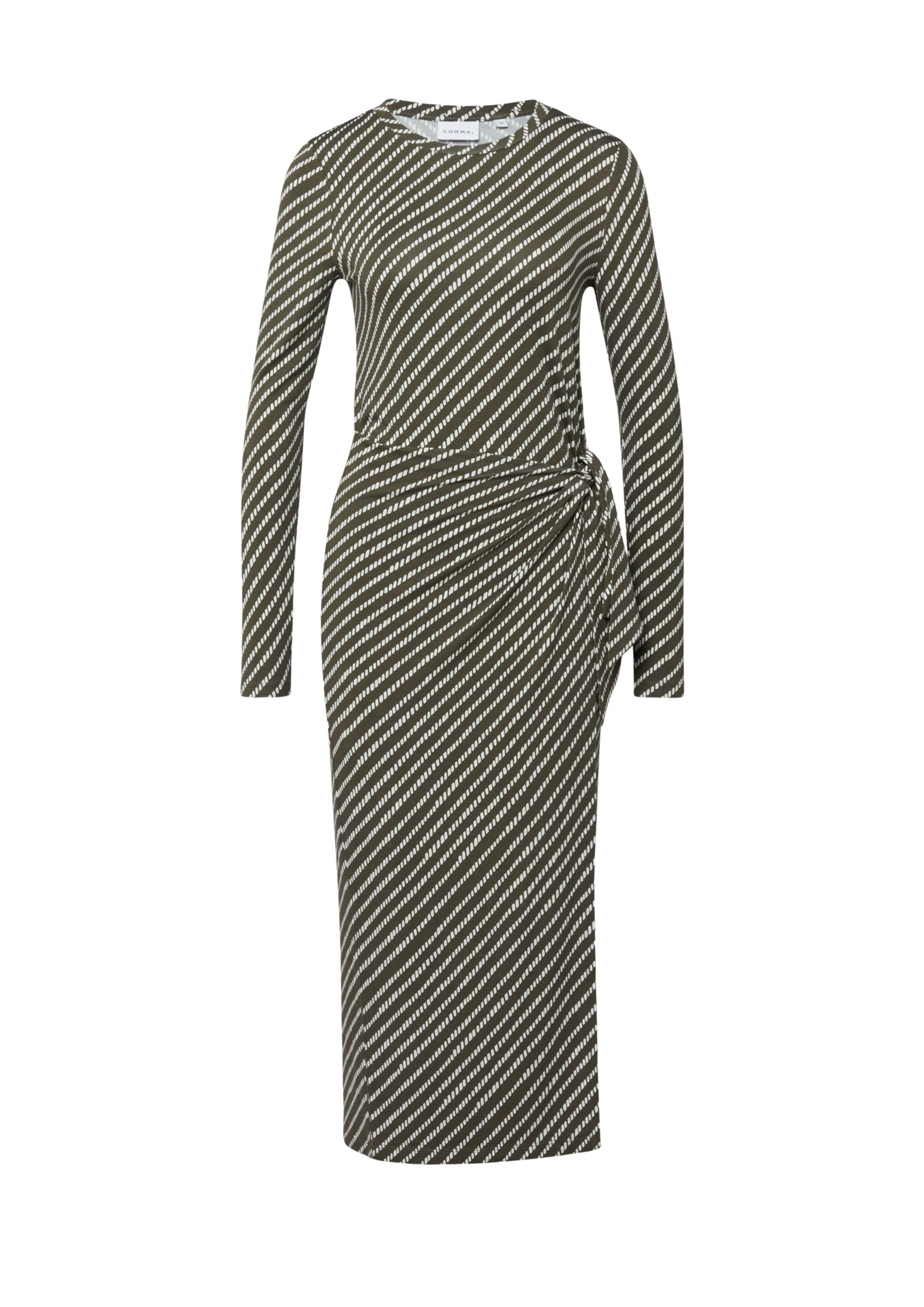 comma-jerseykleid-slim-fit-midikleid-damen-34-allover image 3