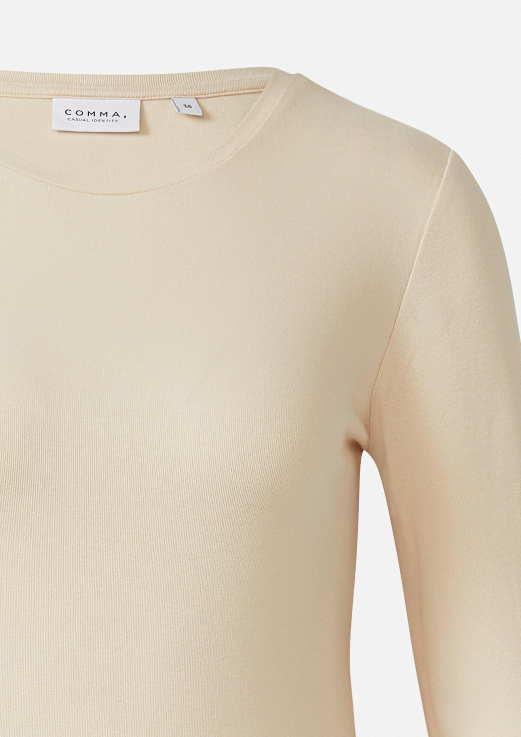 comma-2175484-longsleeve-logo-stickerei-olivgr-n-gr-42 image 6