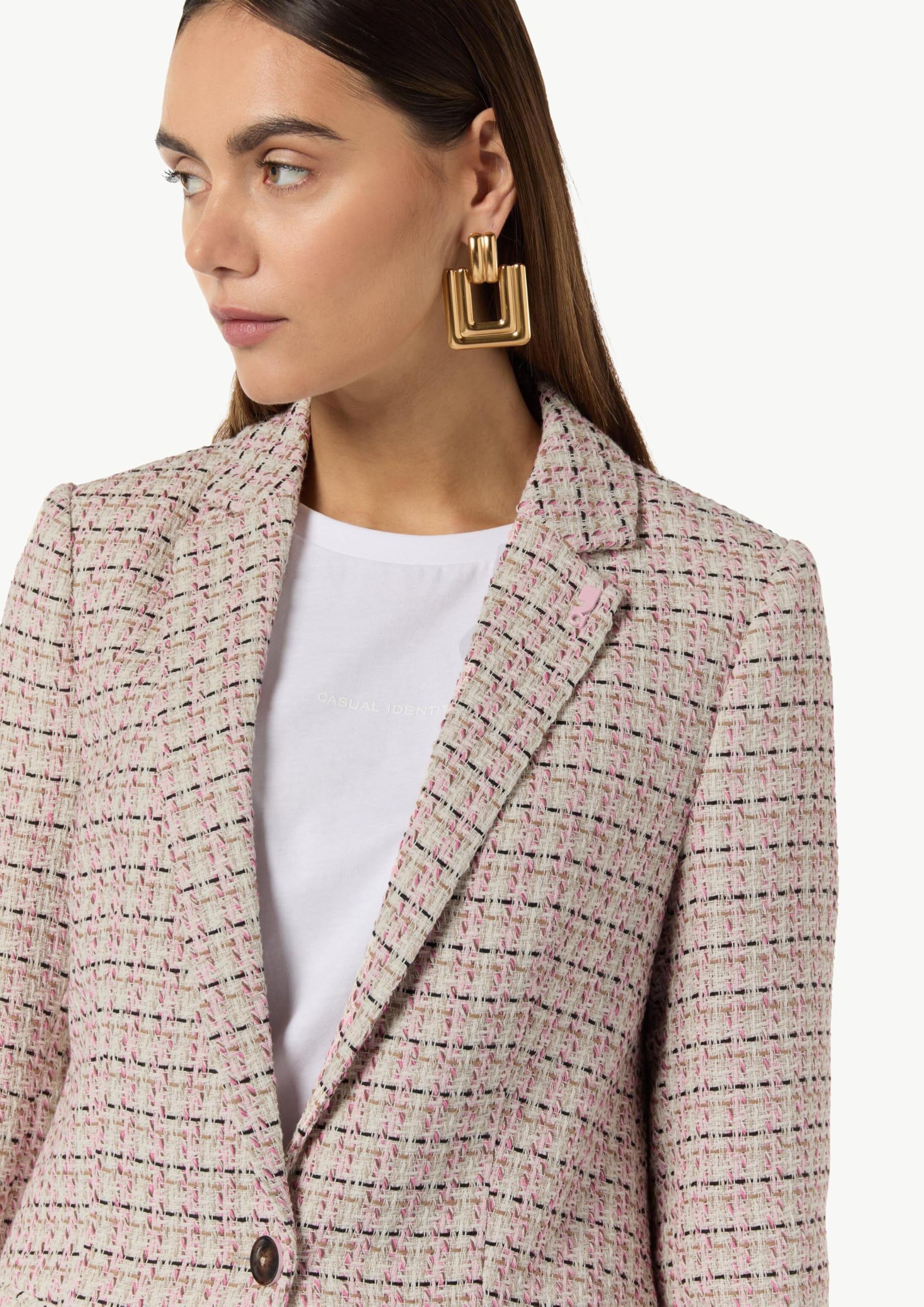 comma-blazer-boucl-damenblazer-strukturiert image 4