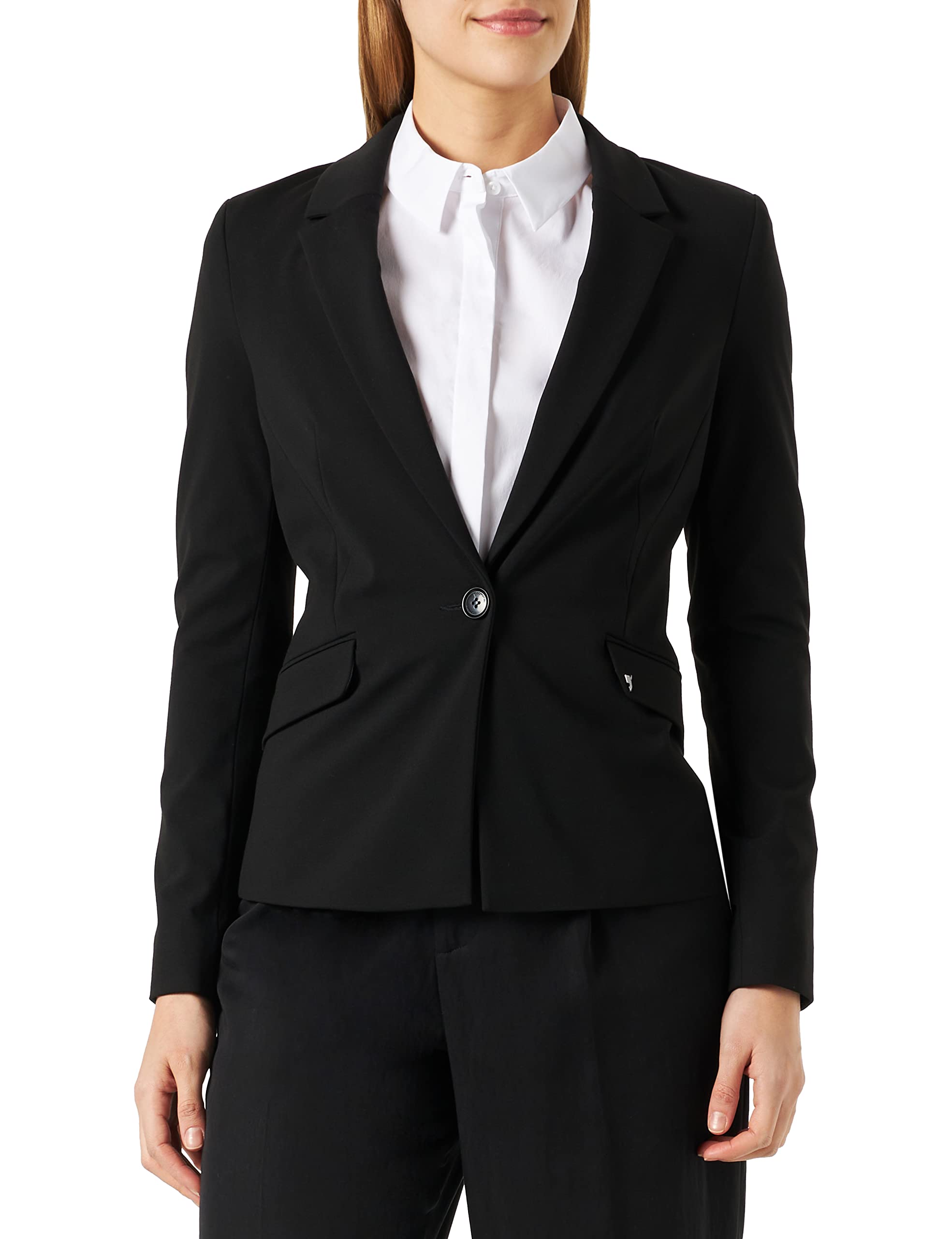 comma-blazers-2128529-blazer-grau-schwarz-gr-34 image 1