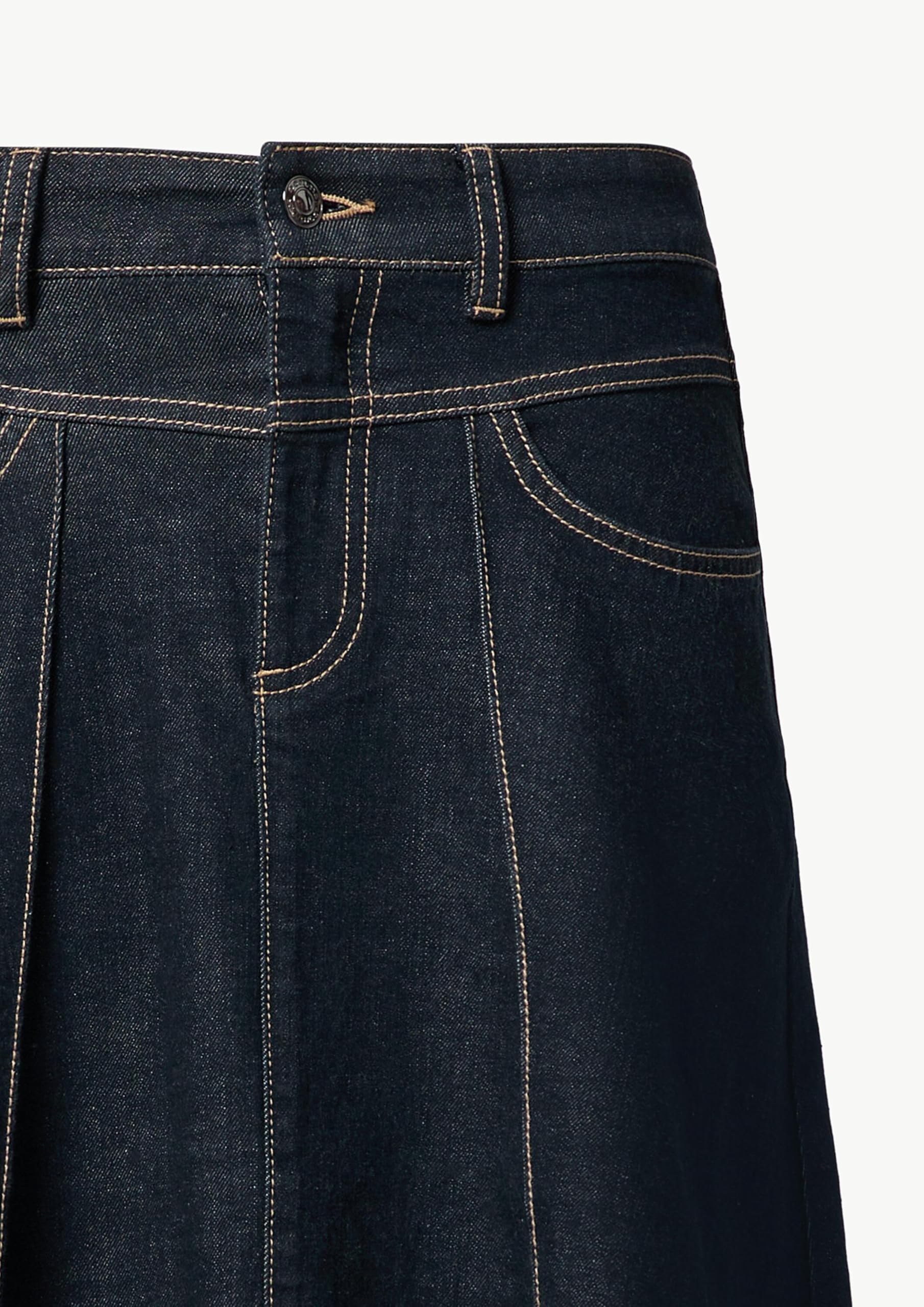 comma-skirts-midirock-denim-gr-38-elastisch-ausgestellt image 5