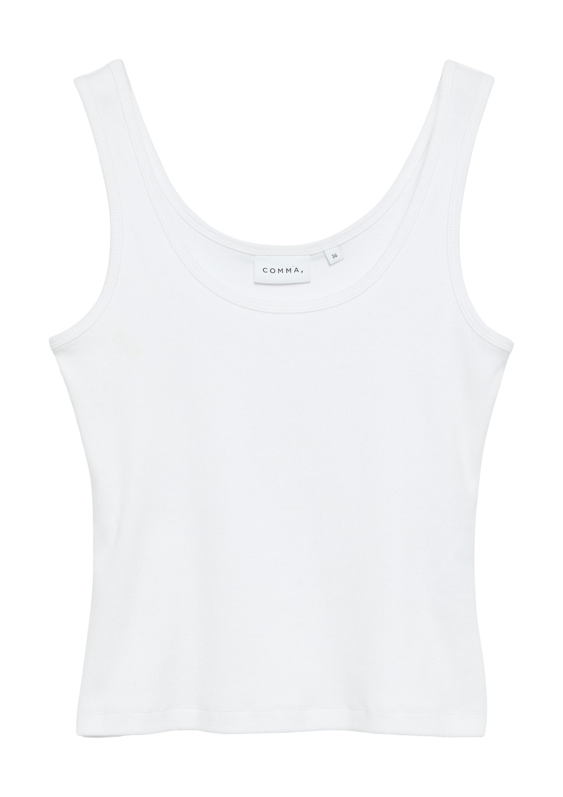 comma-tops-ripp-t-shirt-slim-fit-rundhals-gr-42 image 4