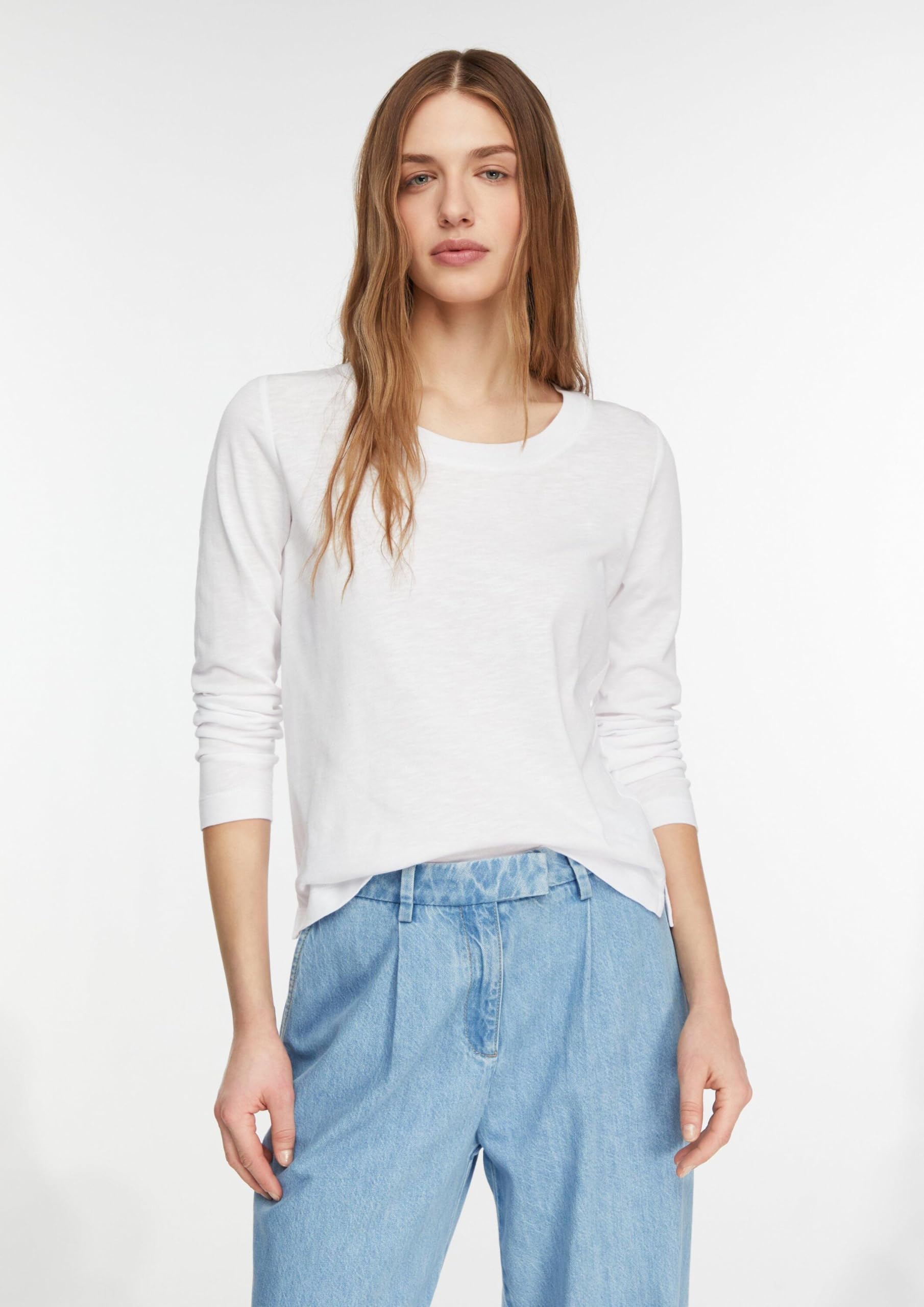 comma-tops-t-shirt-langarm-2177491-basic-schwarz image 6