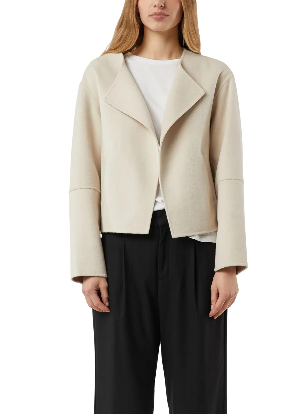 comma-jackets-offene-doubleface-jacke-rippb-ndchen-boxy image 1