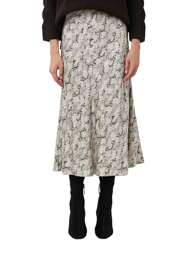 comma-satin-rock-midi-all-over-print-viskose-a-linie image 8