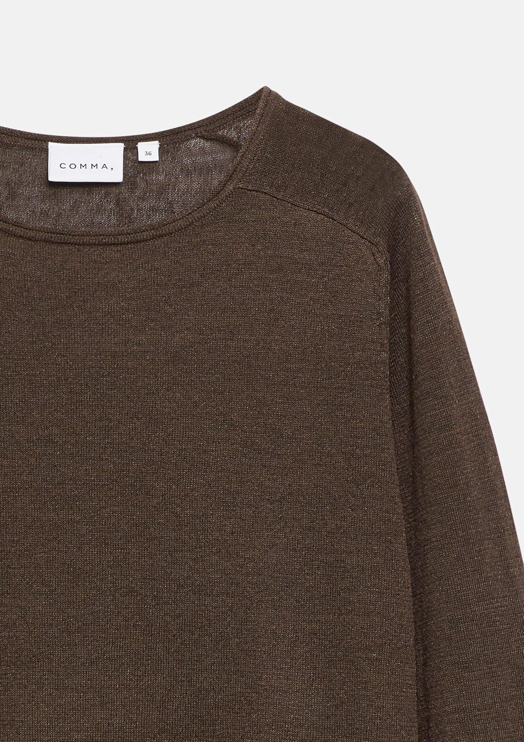 comma-strickpullover-damen-leinenmix-3-4-arm-gr-e-38 image 5