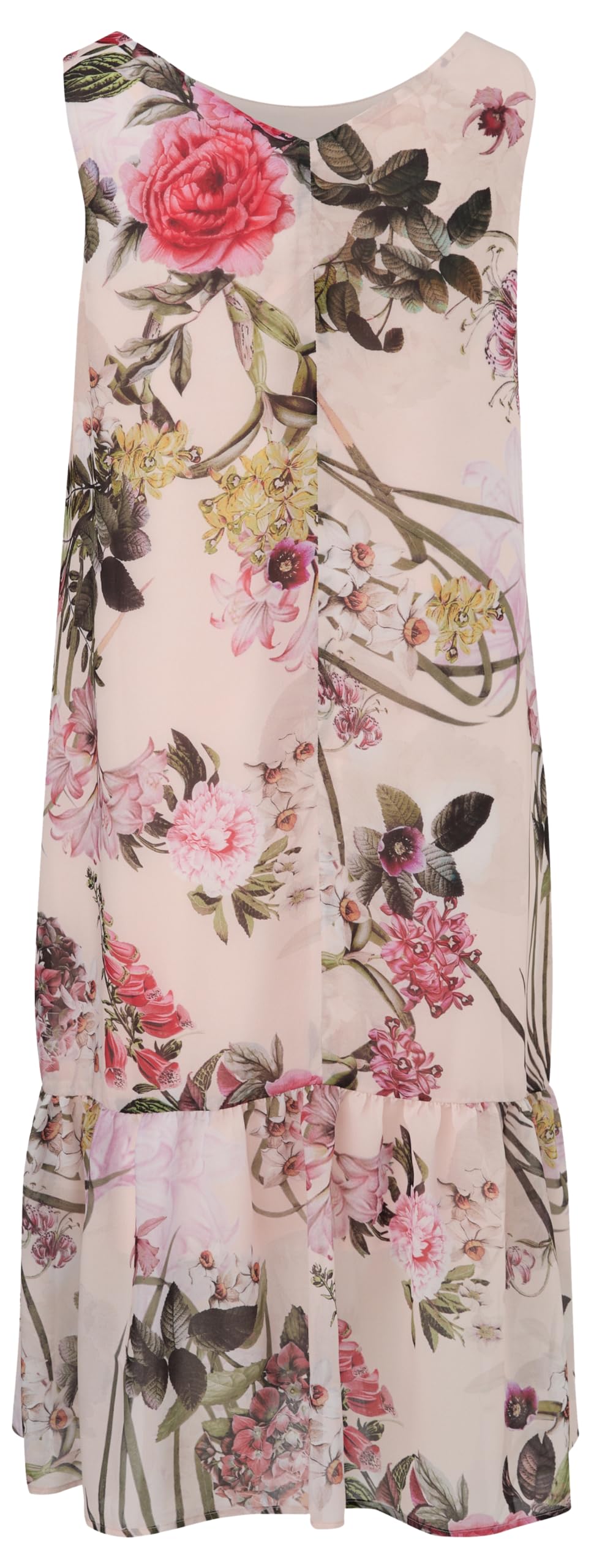 comma-kleid-damen-braun-floral-allover-print-dress image 2