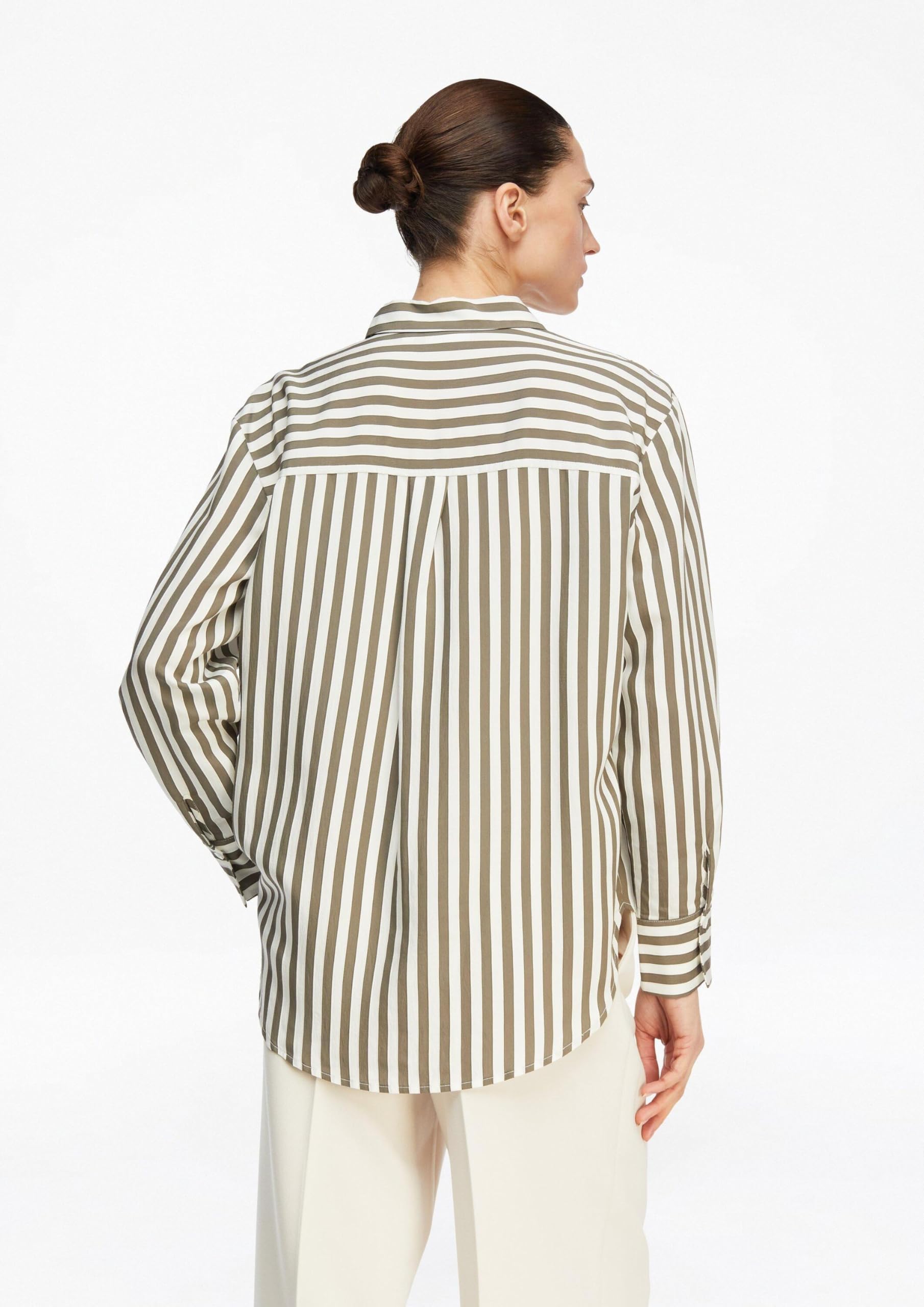 comma-bluse-damen-jacquardstreifen-relaxed-fit-gr-42 image 7