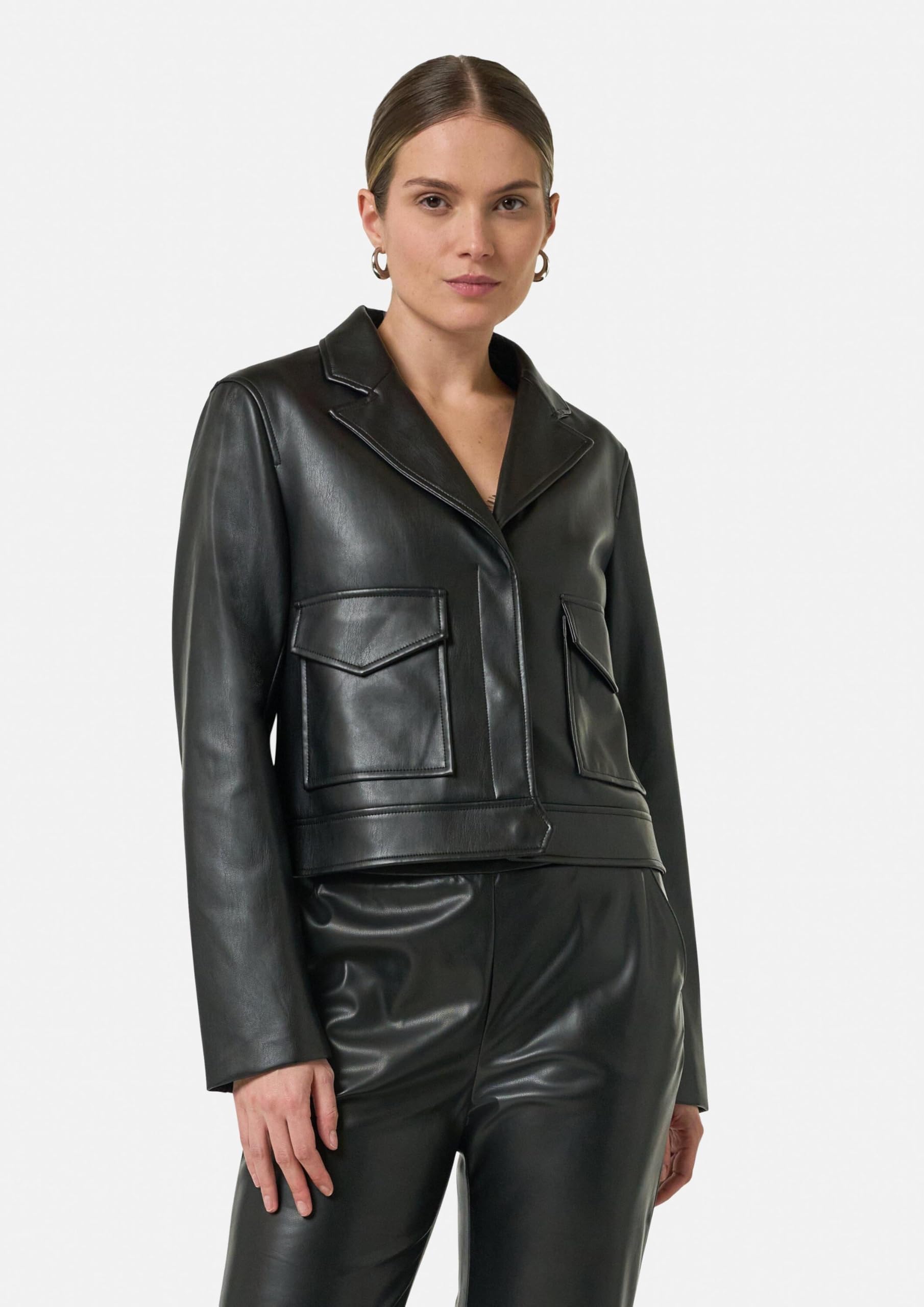 comma-2160394-biker-blazer-damen-gr-44-schwarz-lederimitat image 6