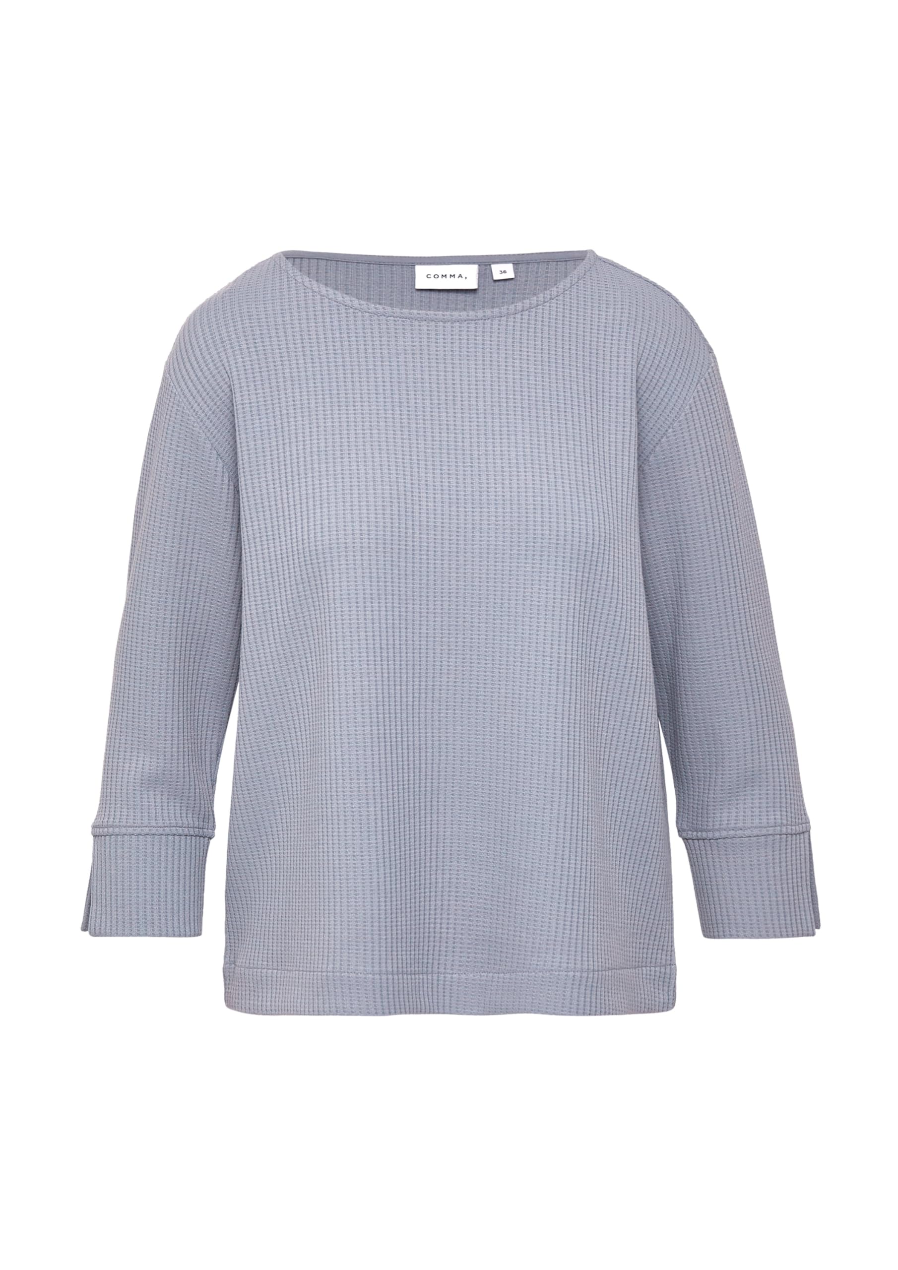 comma-sweatshirt-3-4-arm-damen-gr-42-u-boot-blau image 3