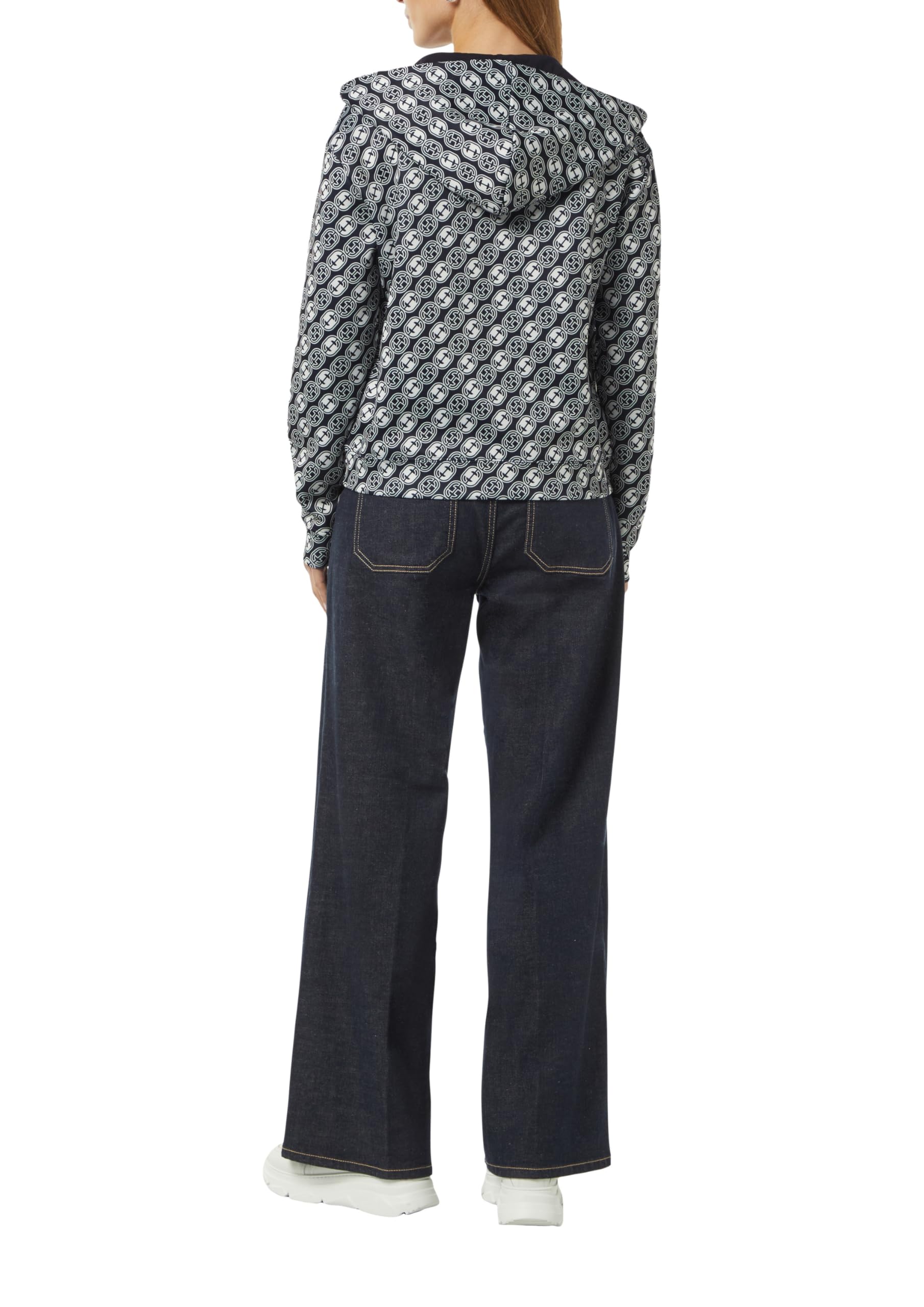 comma-jackets-sweat-jacke-kapuze-mit-icon-muster image 2