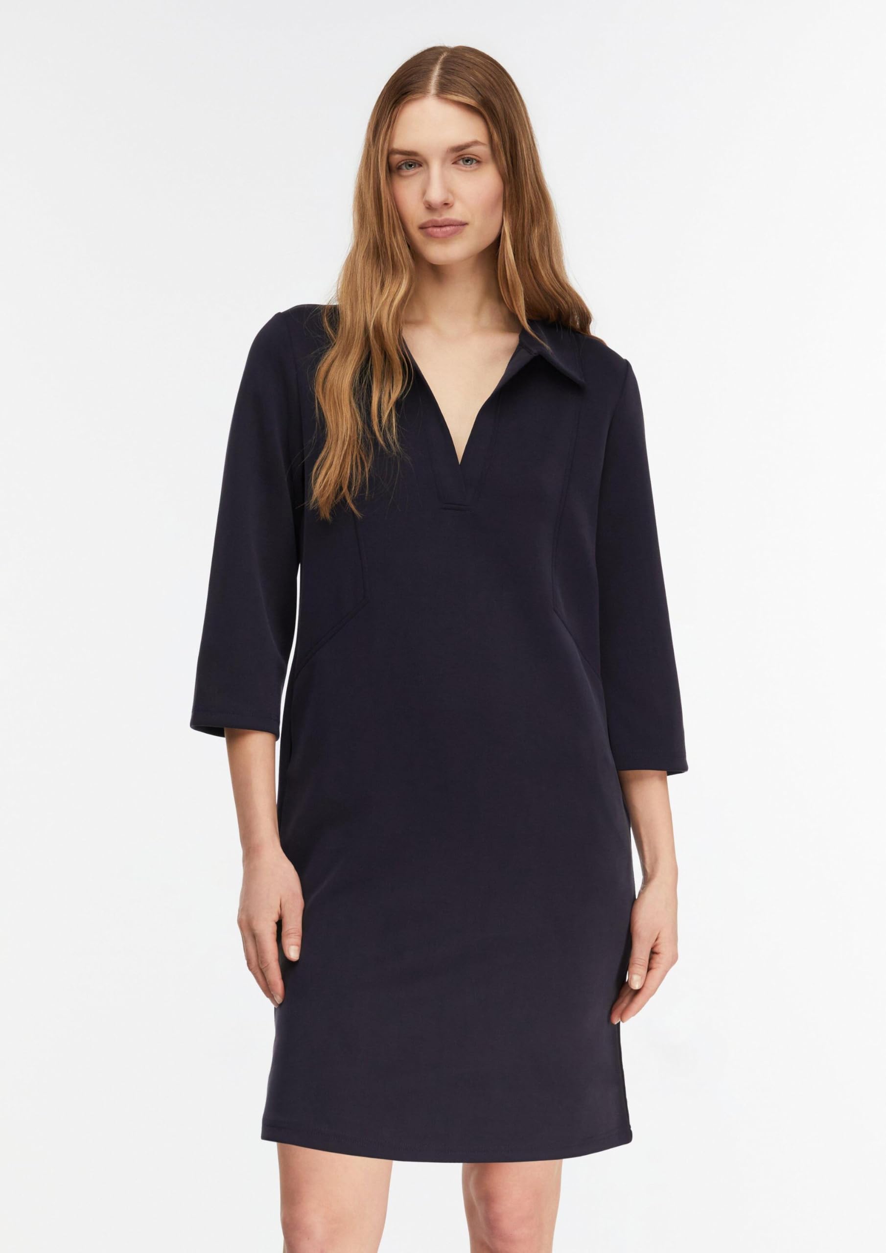 comma-dresses-minikleid-polokragen-jersey-3-4-rmel-gr-34 image 6