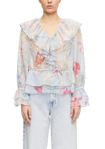 comma-blouses-chiffon-bluse-v-ausschnitt-gr-34 image 8