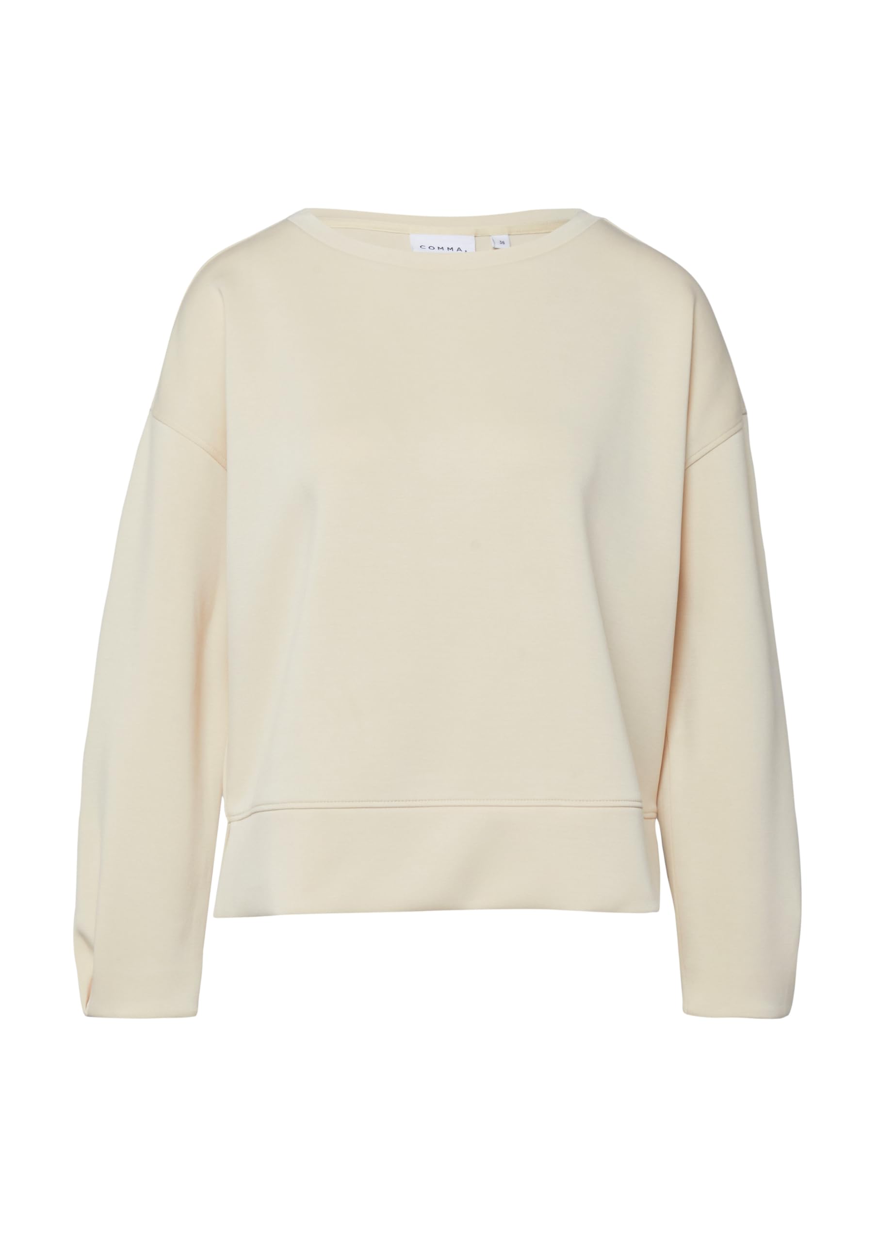 comma-sweatshirt-faltendetail-grey-black-gr-e-44 image 3