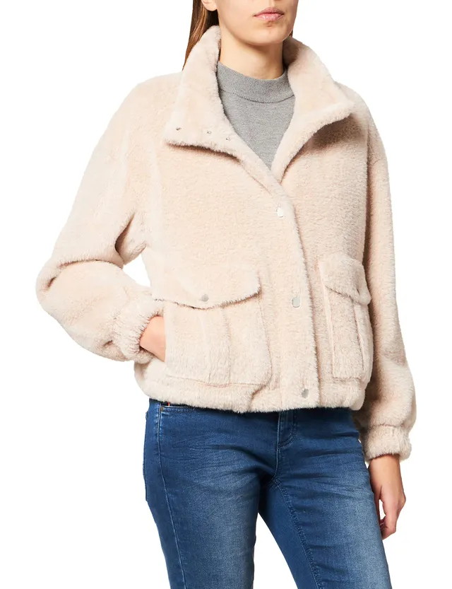 comma-jackets-damen-jacke-beige-stepp-gr44-kapuze image 1