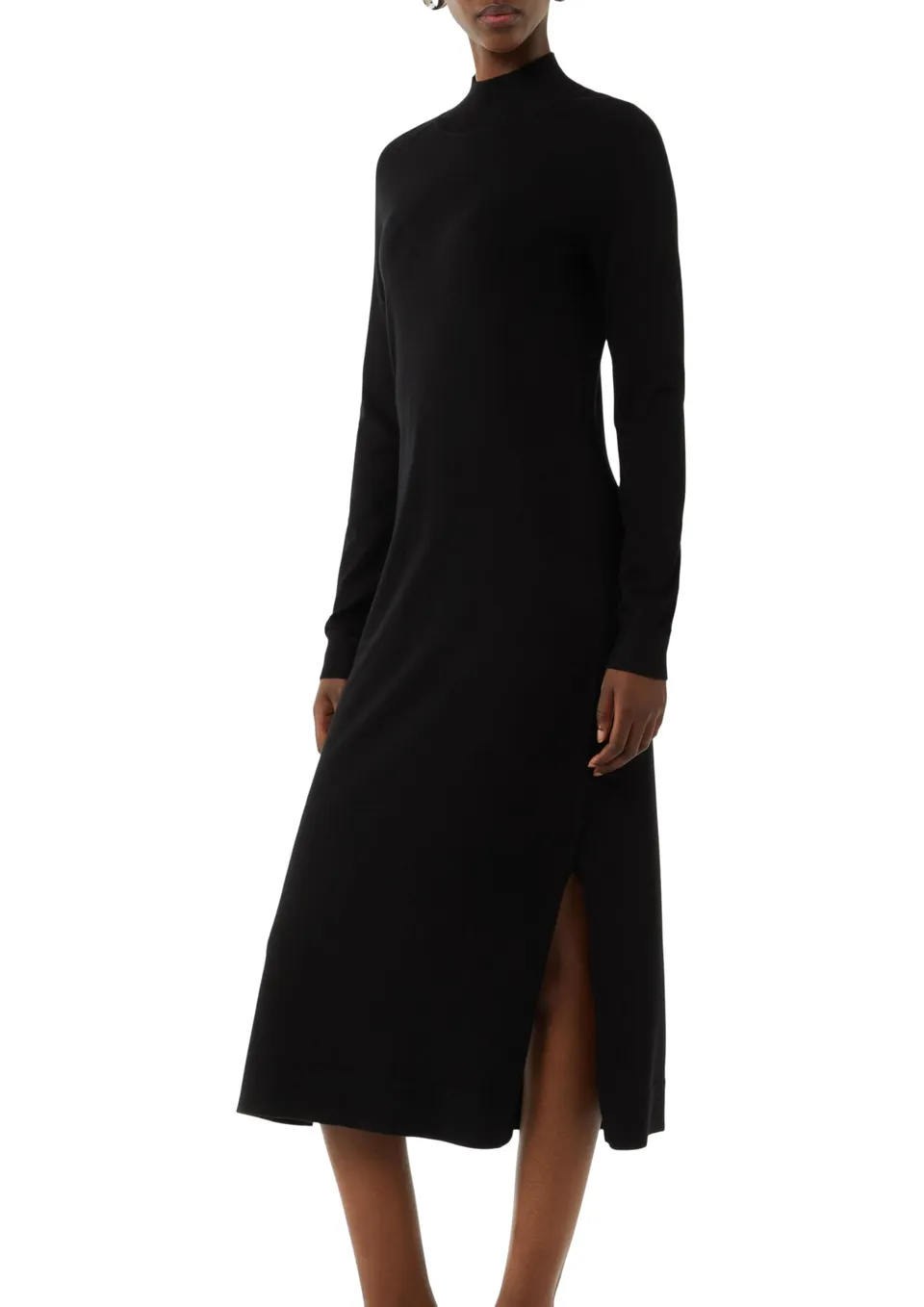 comma-strickkleid-turtleneck-schwarz-gr-36 image 1