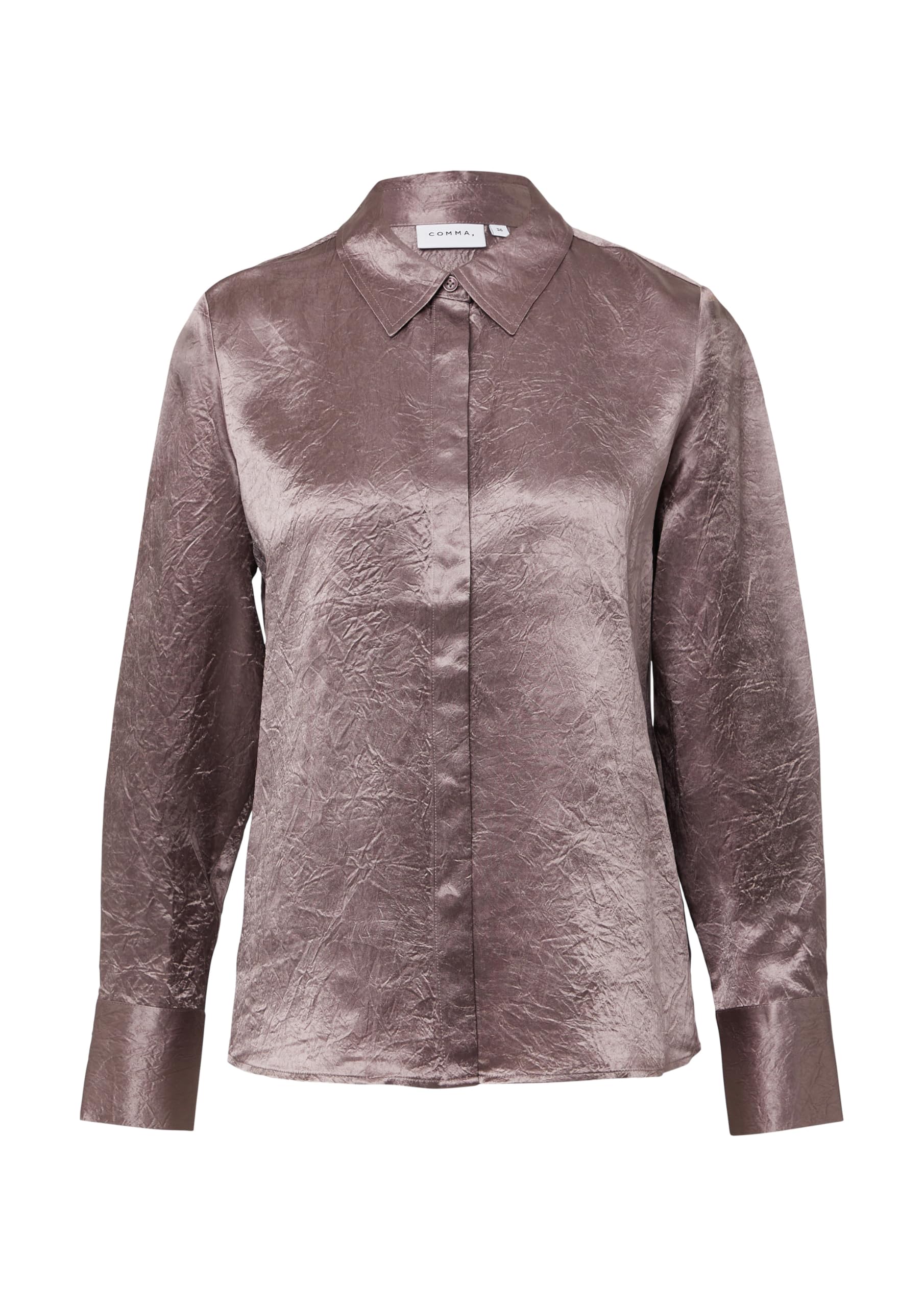 comma-hemdbluse-crinkled-satin-altrosa-42 image 4