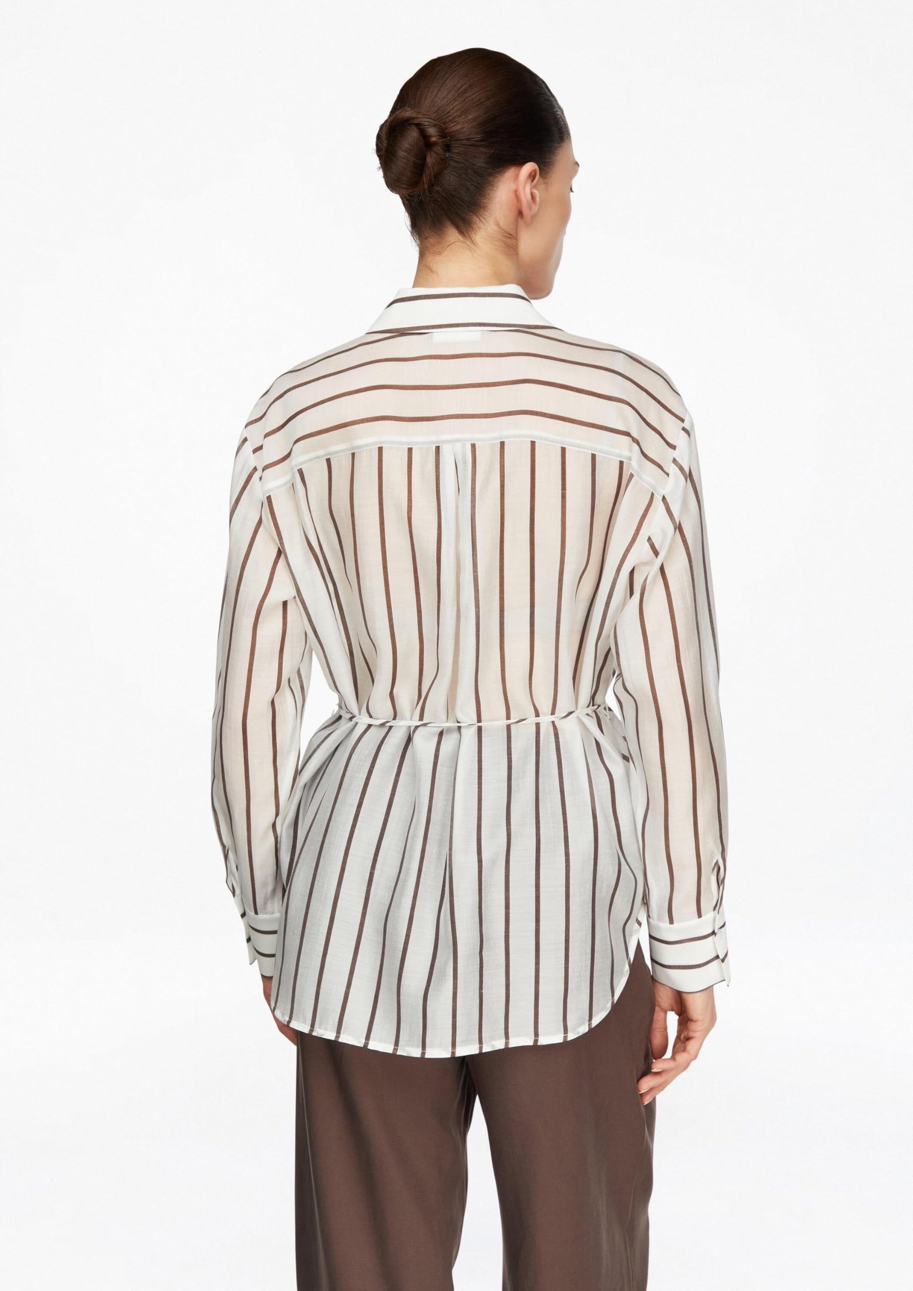 comma-blouses-lyocellmix-streifenbluse-gr-e-40-g-rtel image 7
