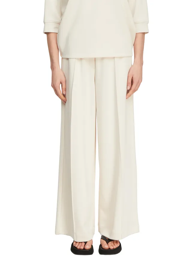 comma-hose-wide-leg-jersey-elastisch-damen image 1