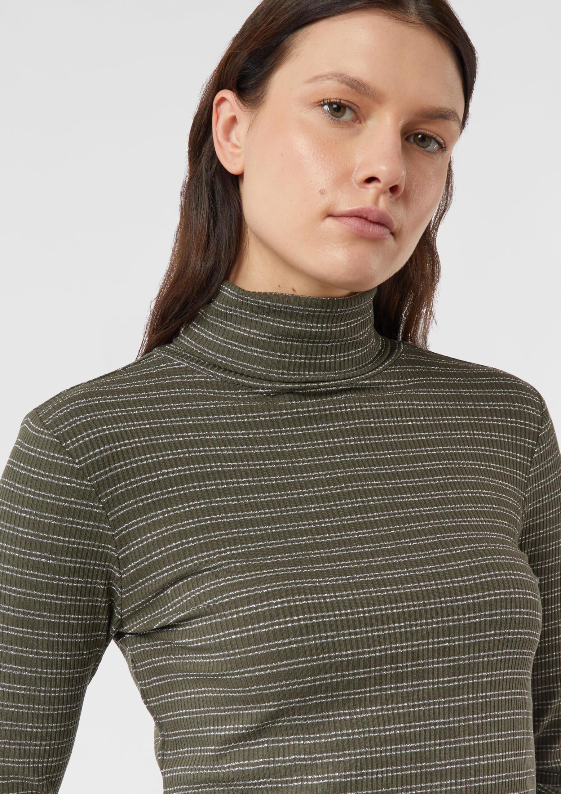 comma-rollkragenshirt-glitzergarn-gestreift-gr-e-38 image 3