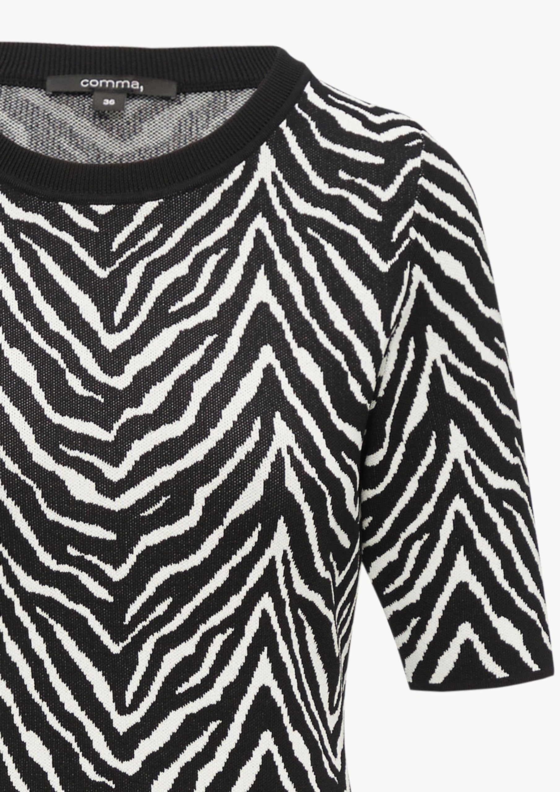 comma-strickkleid-animal-damen-gr-e-40-zebra-schmal image 6