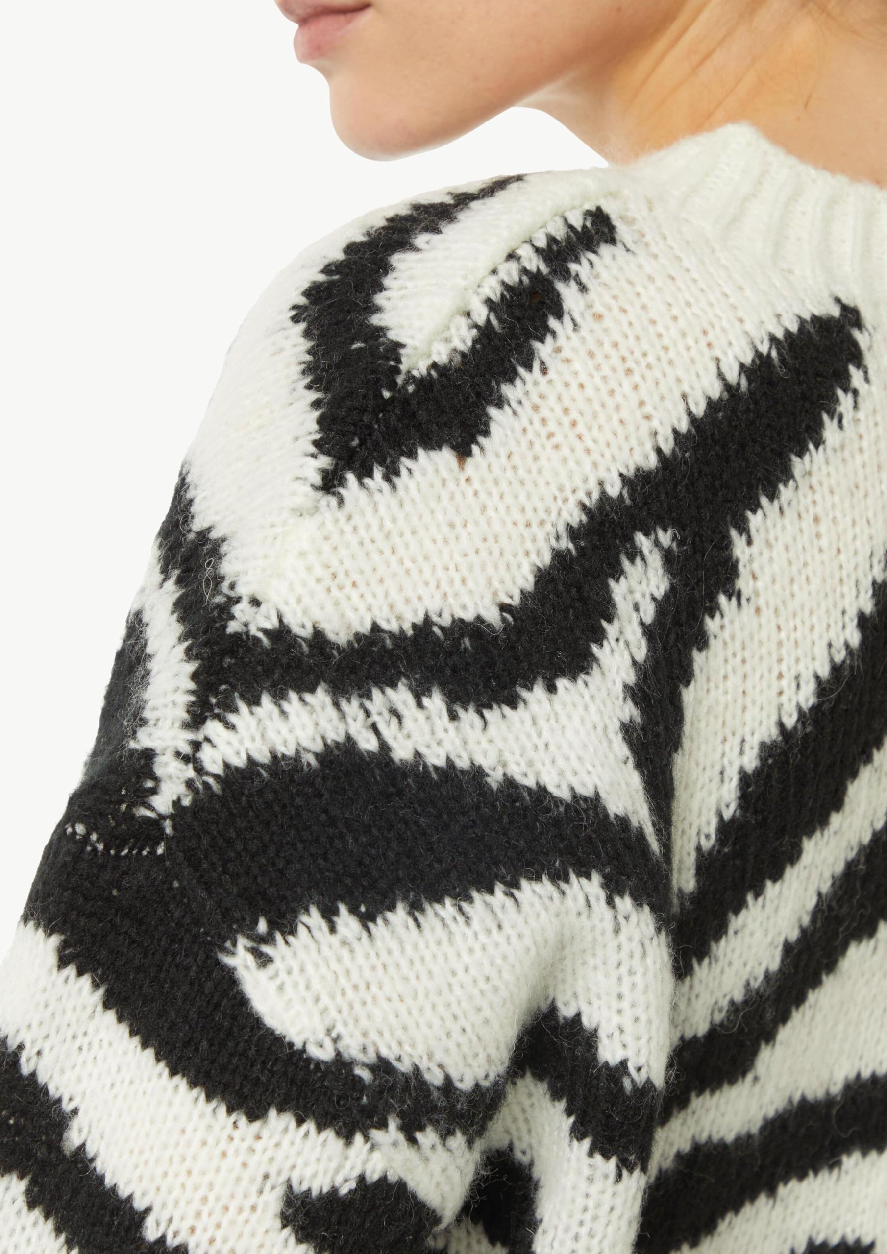 comma-strickpullover-intarsien-damen-gr-e-38-zweifarbig image 6