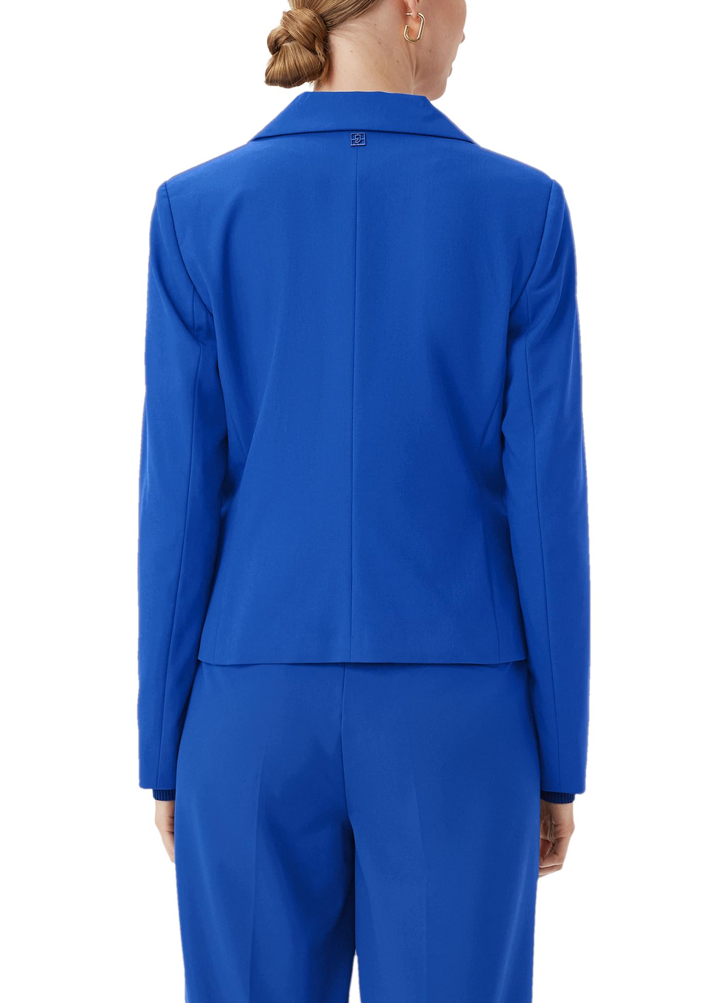 comma-blazer-tailliert-damenblazer-ozeanblau-gr-46 image 2